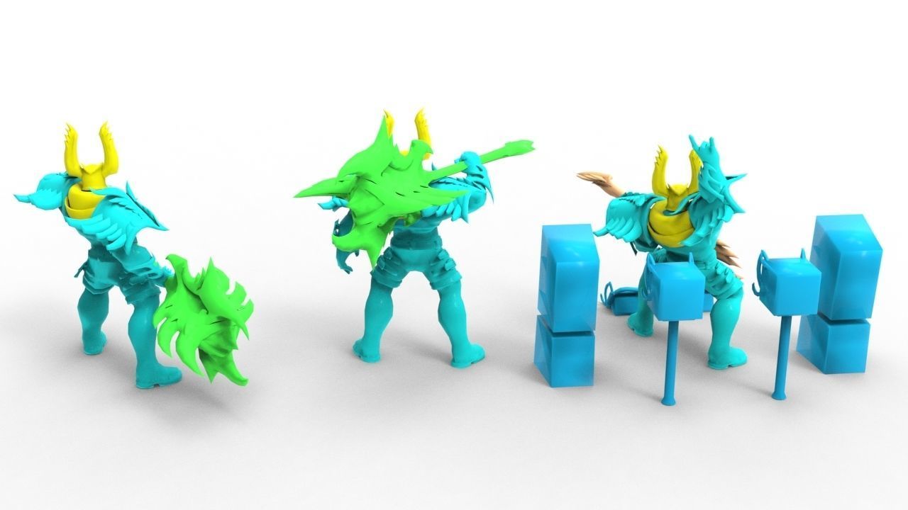 Mordekaiser Pentakil III - League of legends 3D print model_17