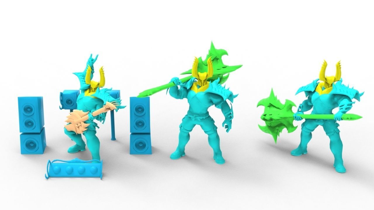 Mordekaiser Pentakil III - League of legends 3D print model_14