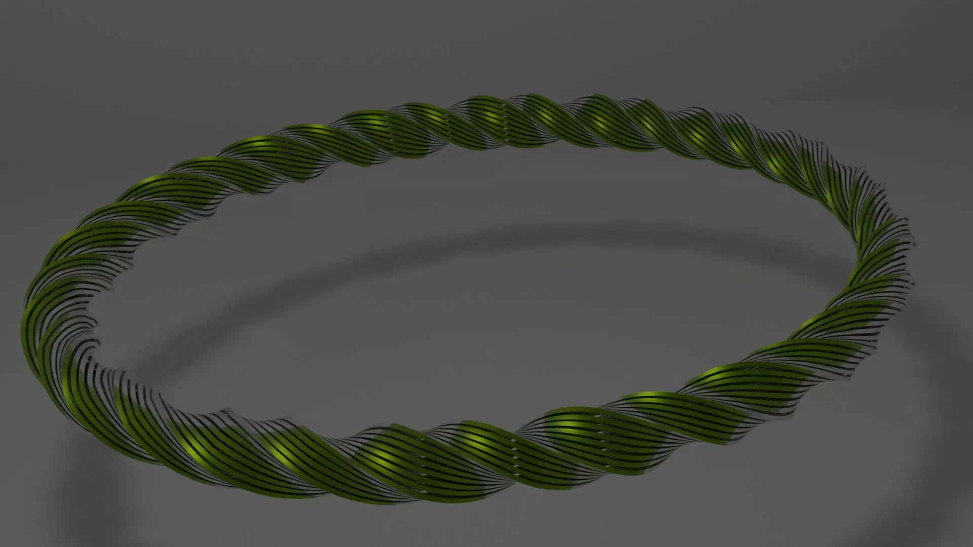 Green Ring 3D model_0