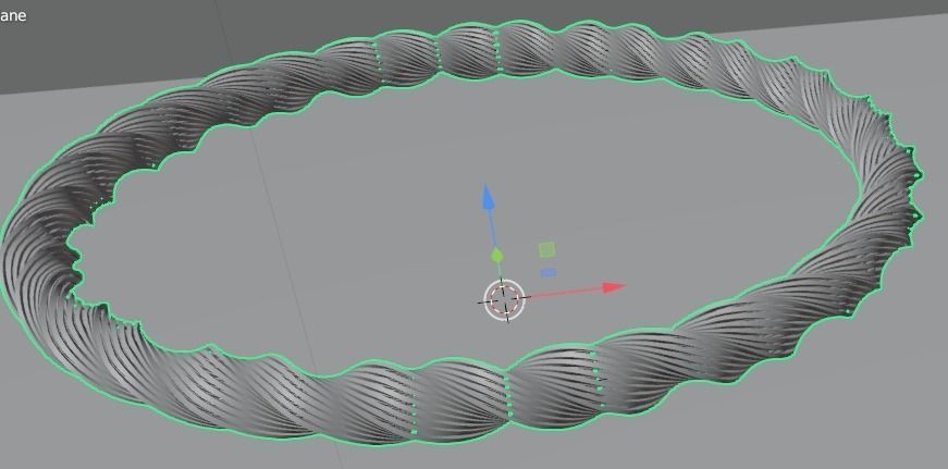 Green Ring 3D model_1