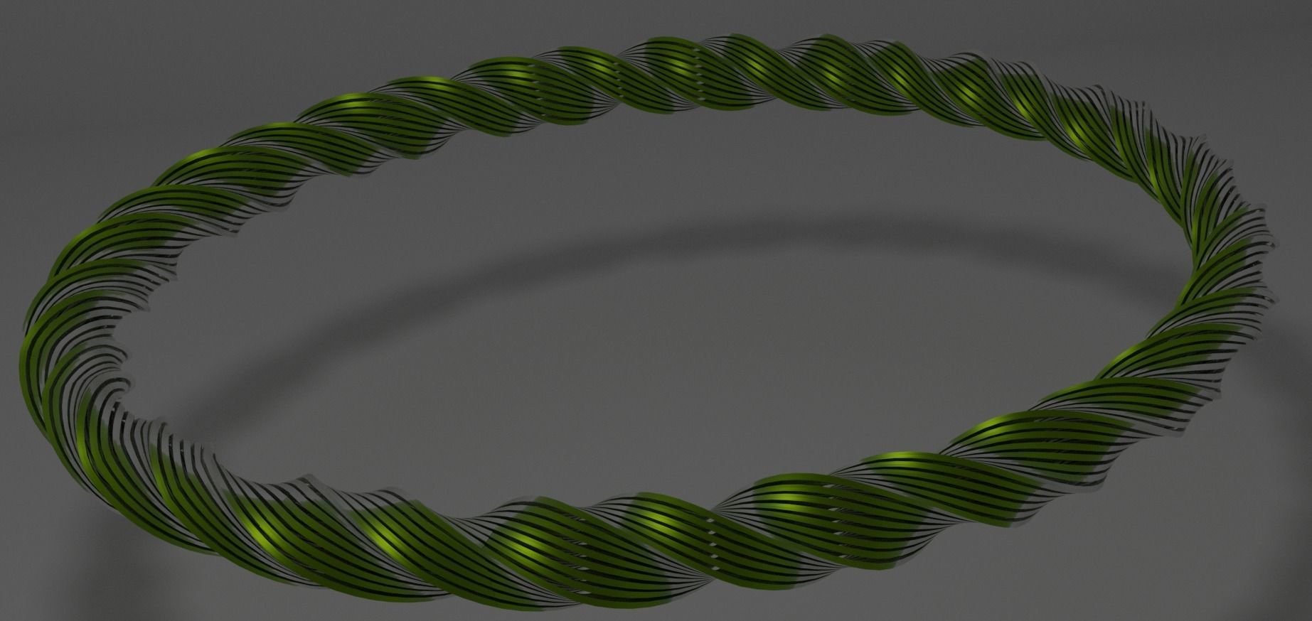 Green Ring 3D model_3