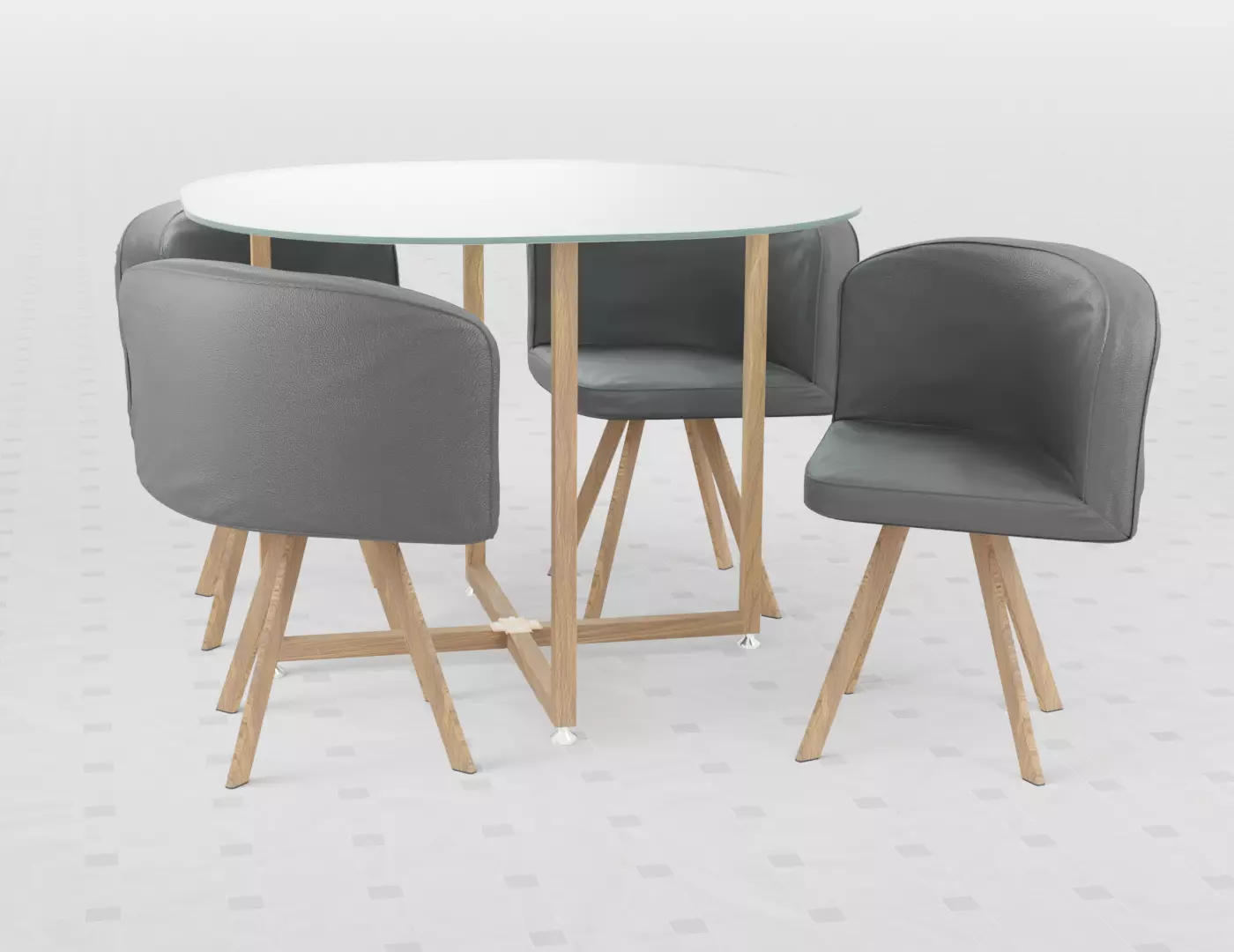 Dining Table Hight Poly 3D model