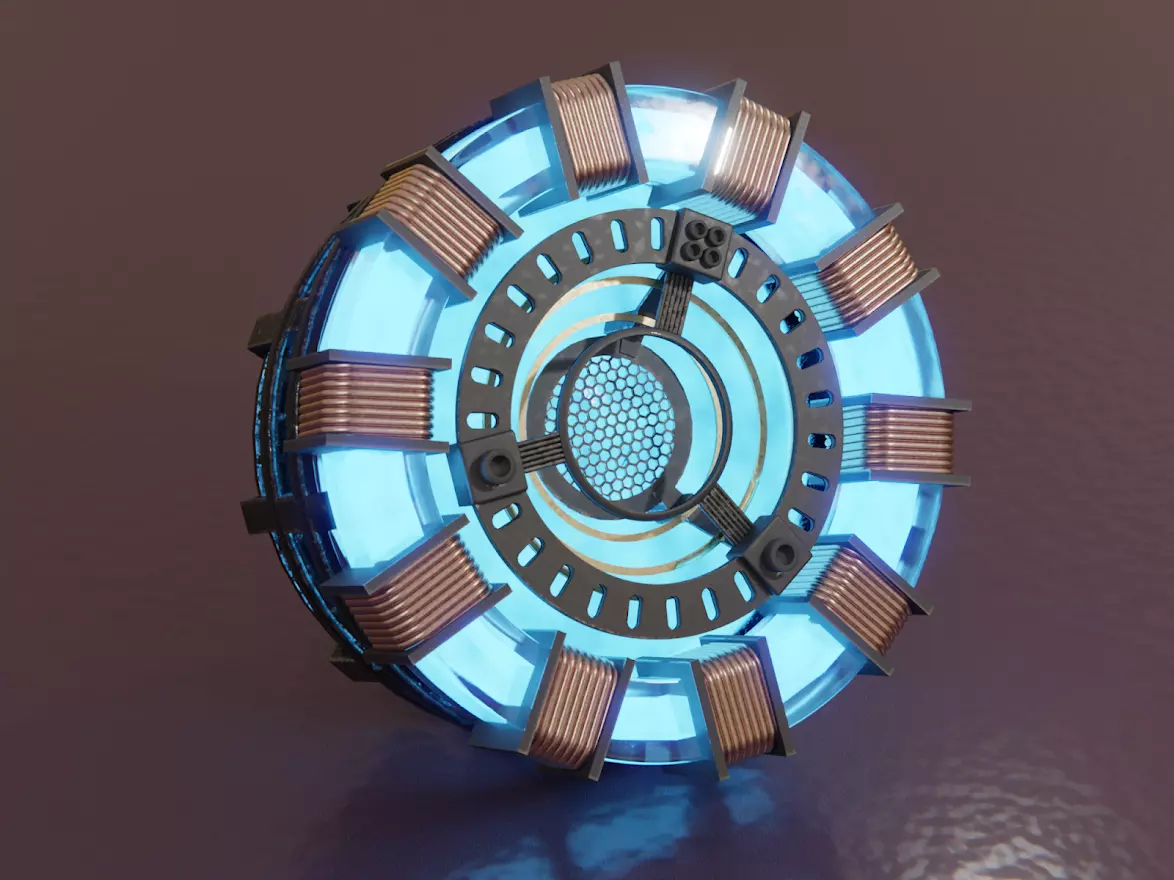Arc Reactor Mk2 3D model_0