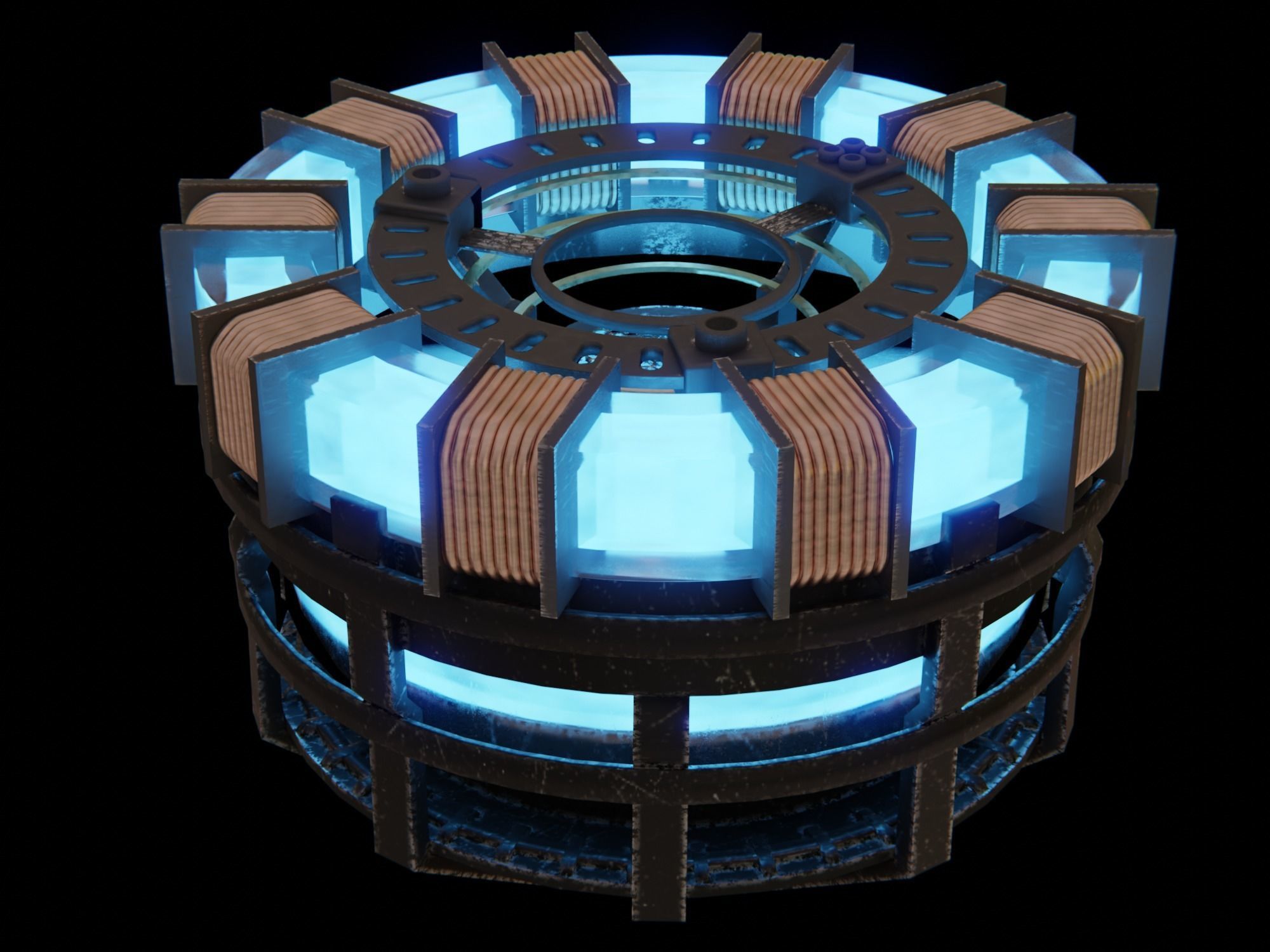 Arc Reactor Mk2 3D model_1