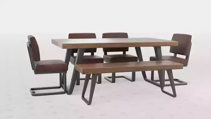Dinning Table Hight Poly