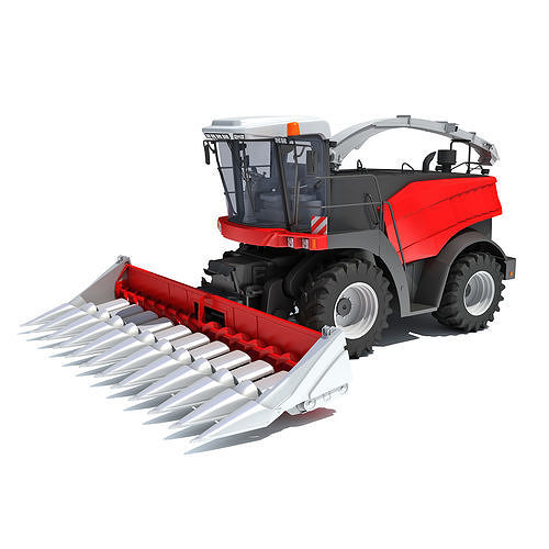 3D Combine Harvester 3D model