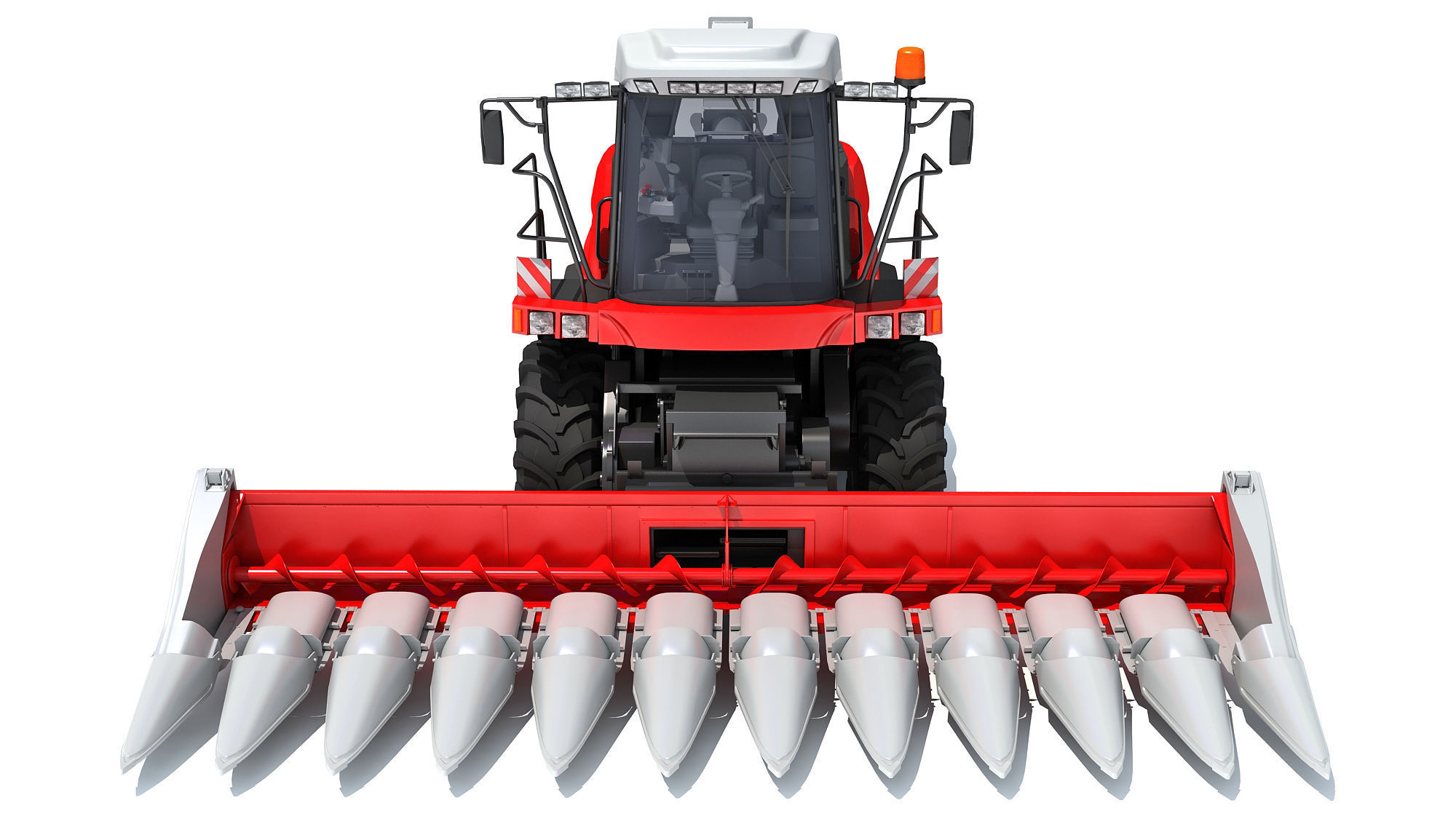 3D Combine Harvester 3D model_11