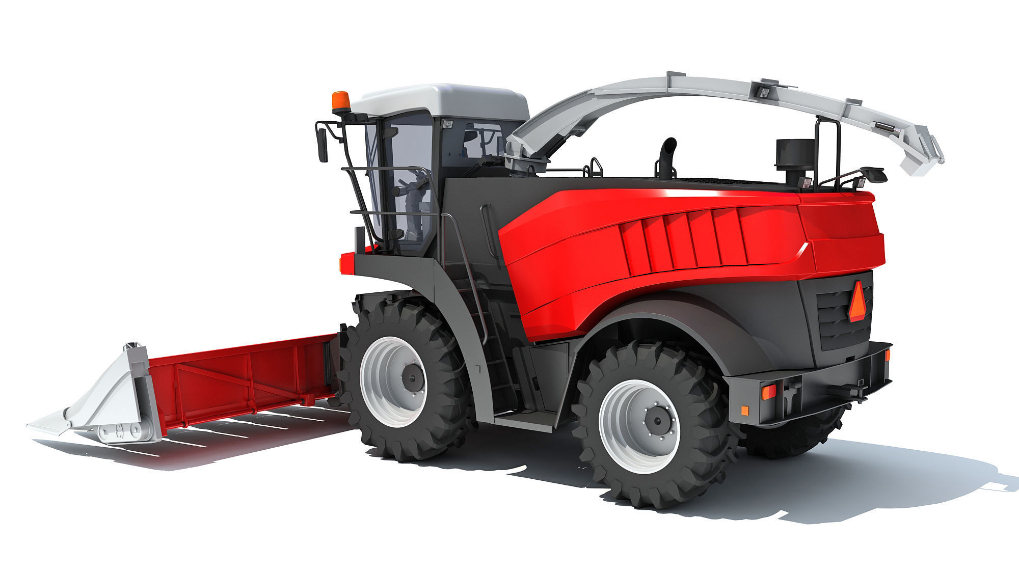 3D Combine Harvester 3D model_2