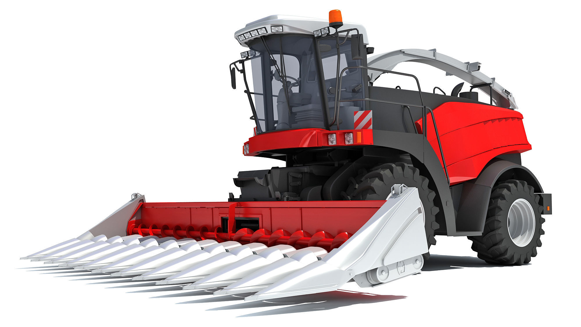 3D Combine Harvester 3D model_12