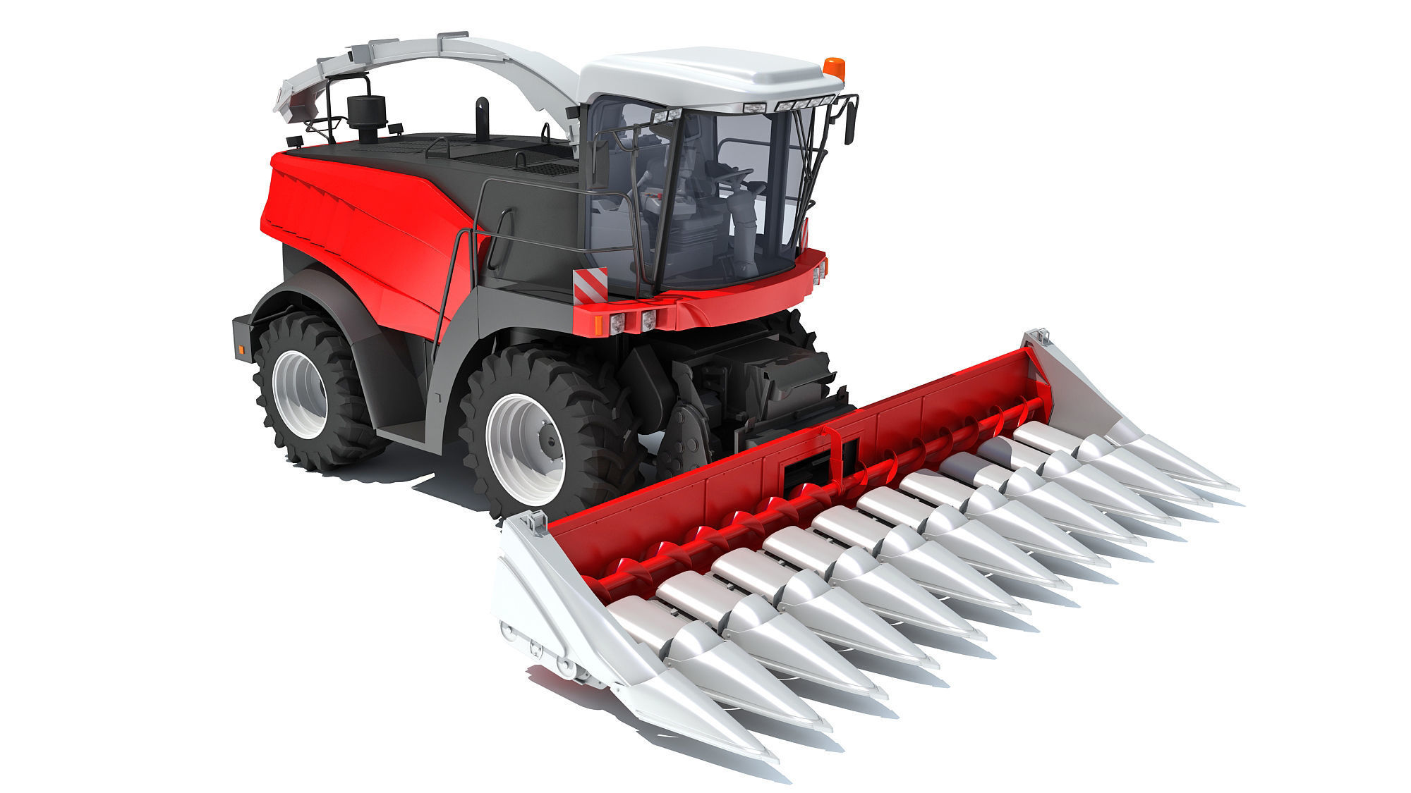 3D Combine Harvester 3D model_10