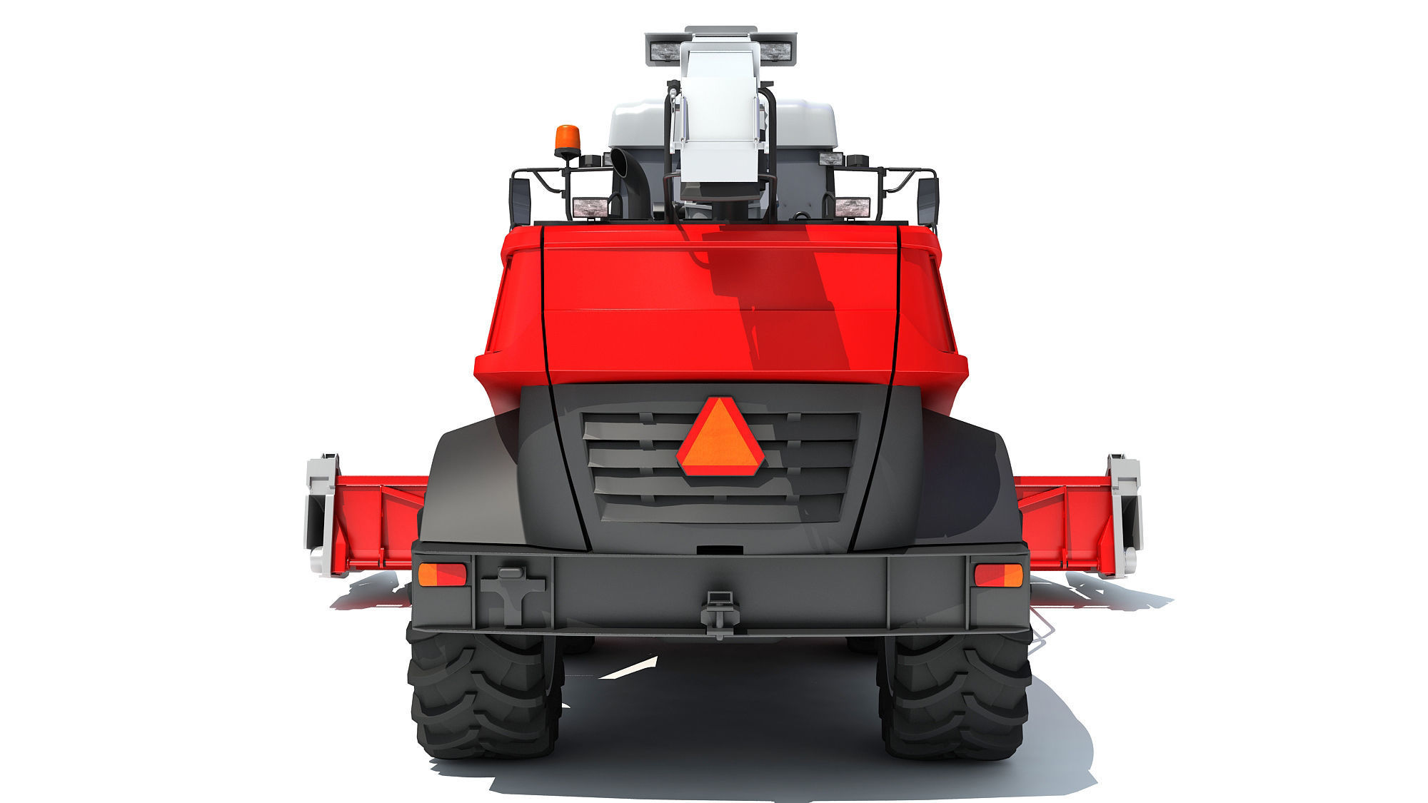 3D Combine Harvester 3D model_4