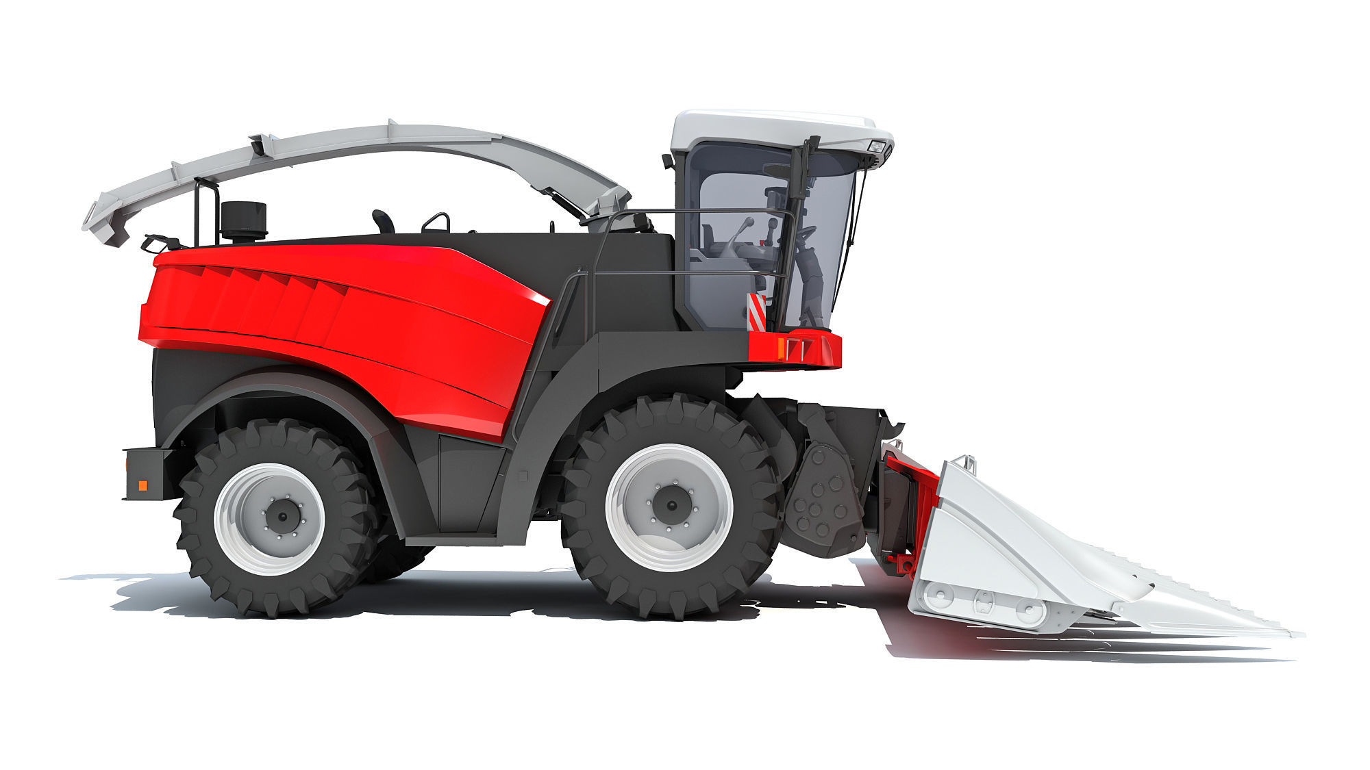 3D Combine Harvester 3D model_7