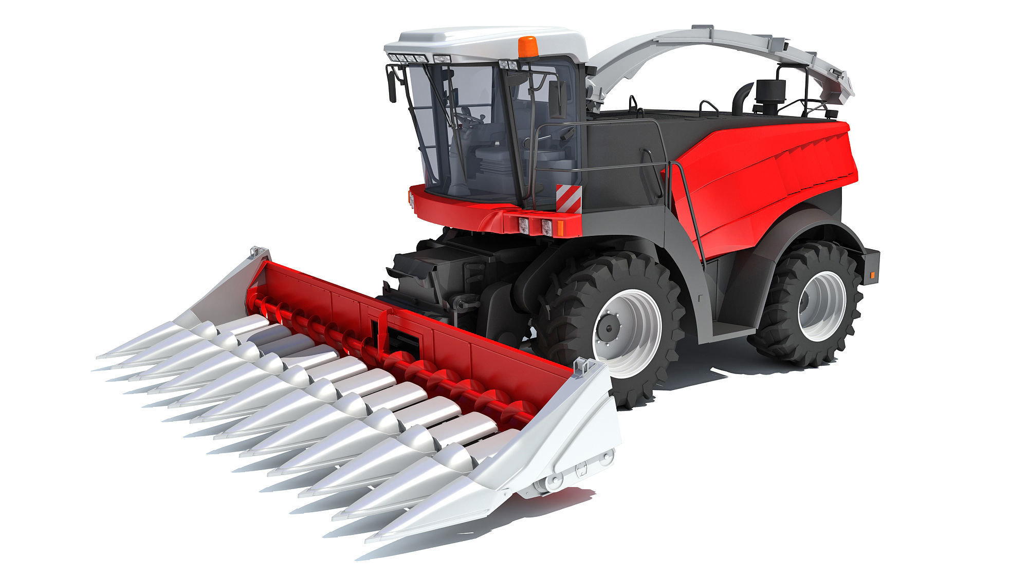 3D Combine Harvester 3D model_9