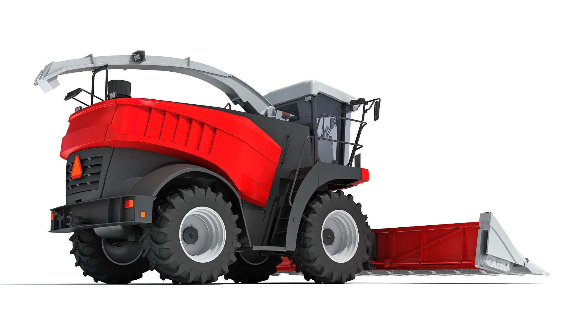 3D Combine Harvester 3D model_5