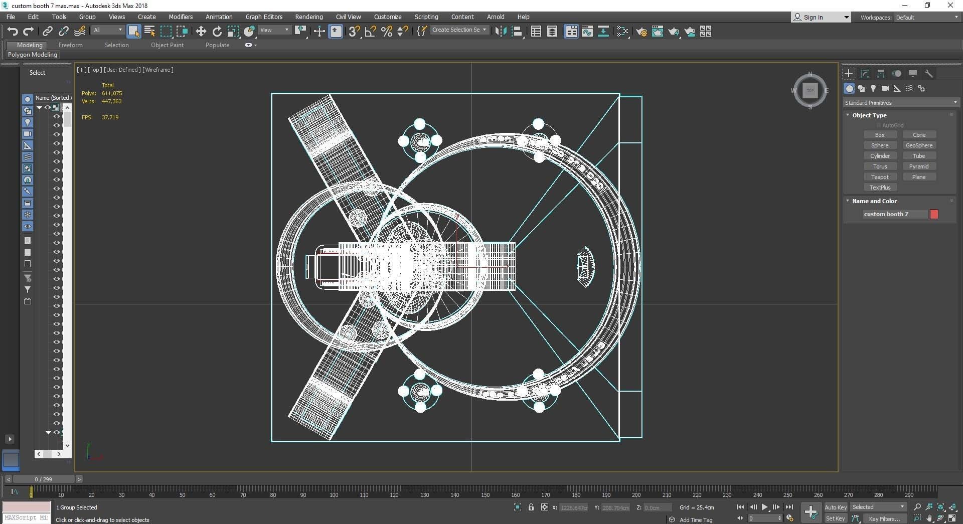 Custom Exhibition Booth 7 3D model_7