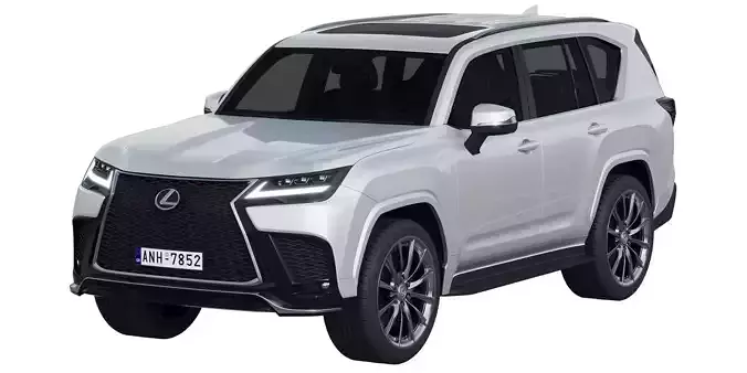 Lexus LX600 F SPORT 2022 3D model