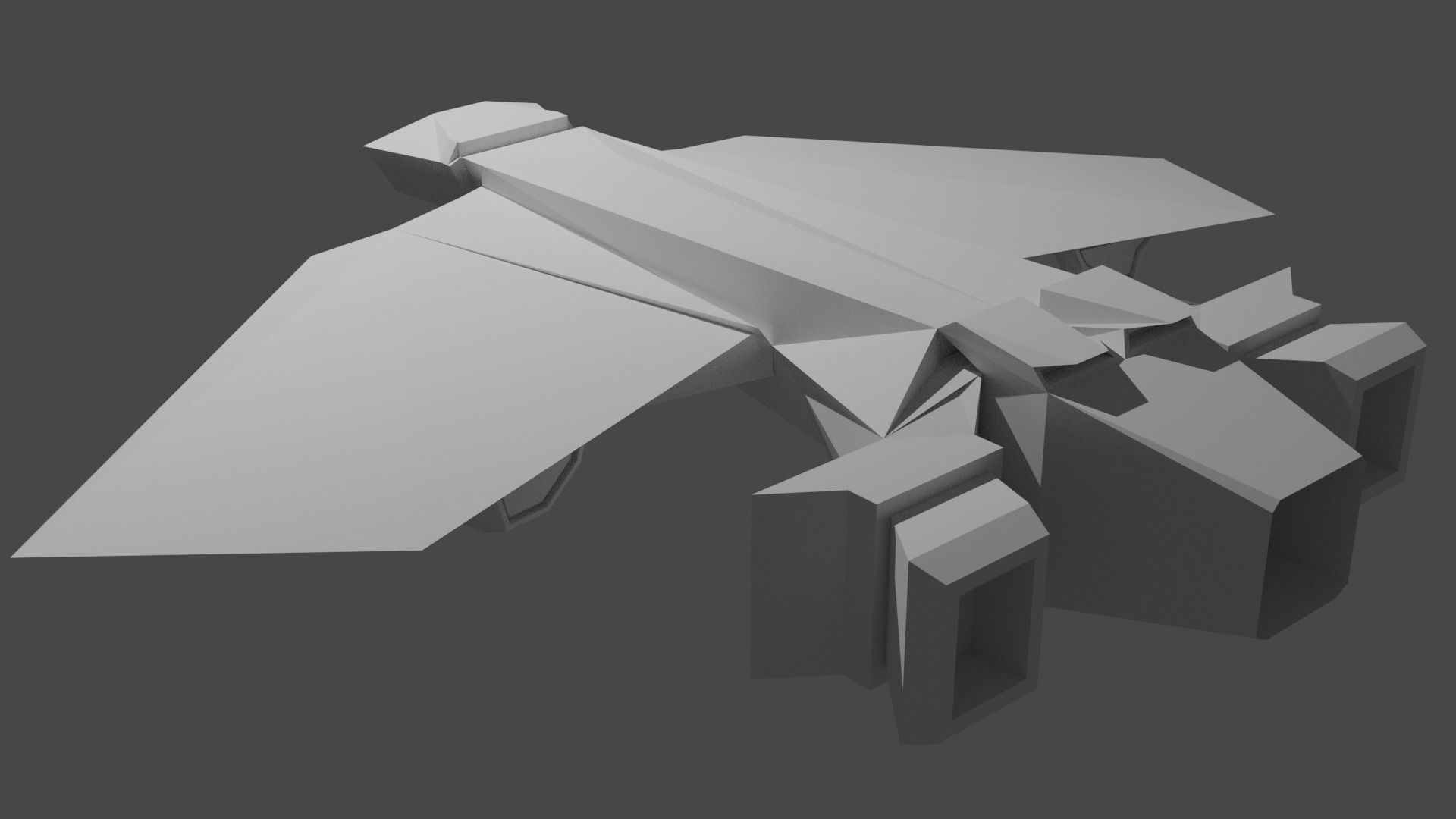 Spacecraft F-1T 3D print model_3