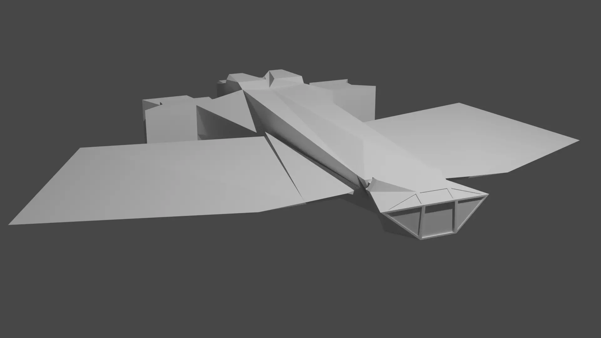 Spacecraft F-1T 3D print model_0