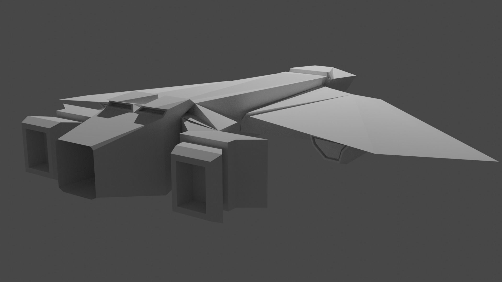 Spacecraft F-1T 3D print model_1