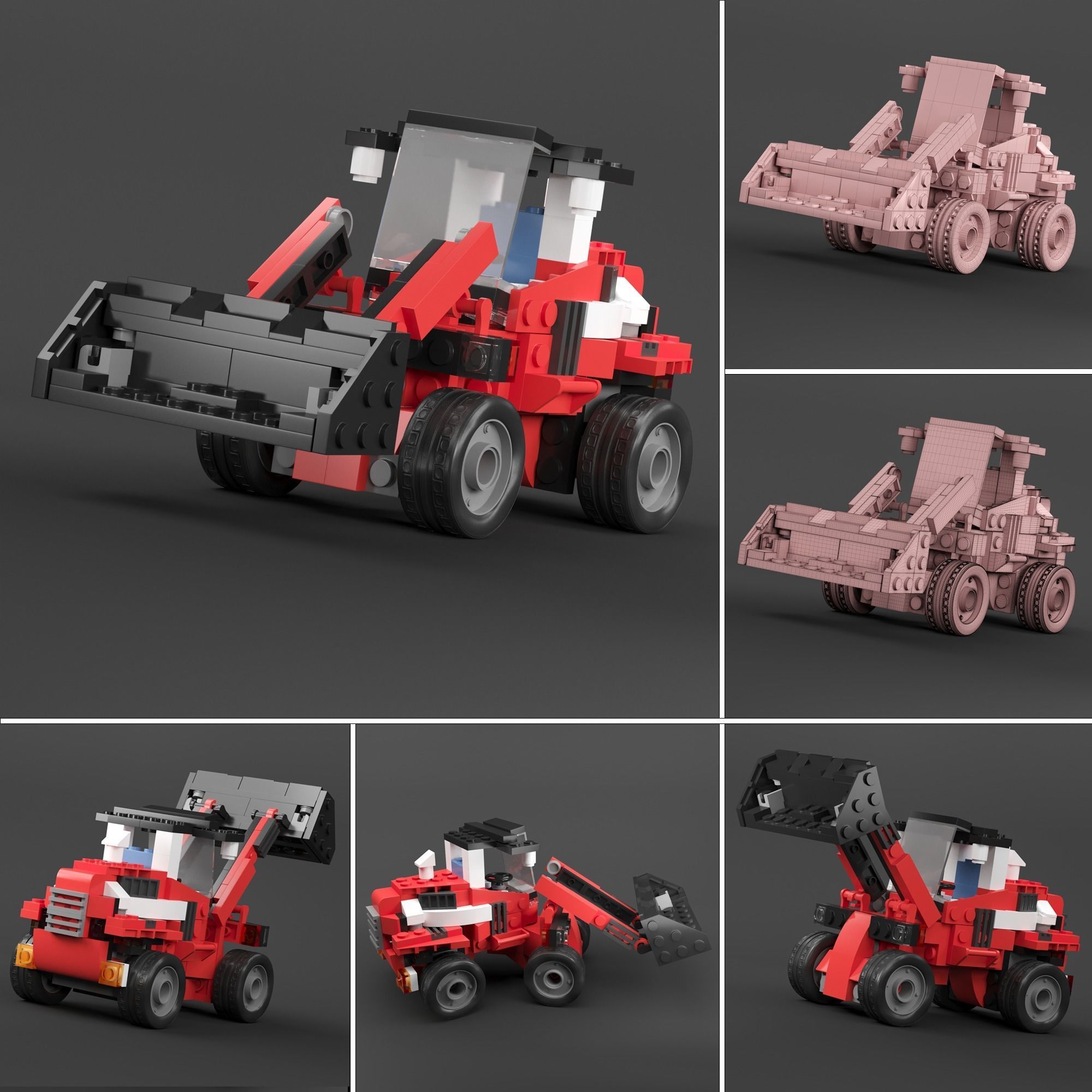 lego 20 car 3D model_9