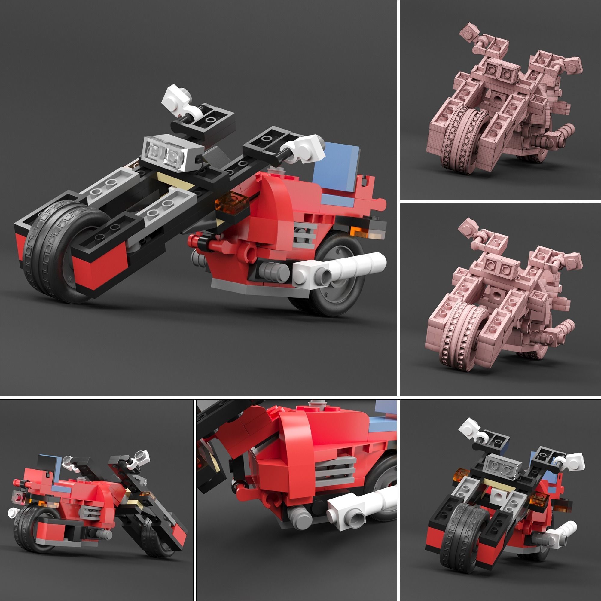 lego 20 car 3D model_14