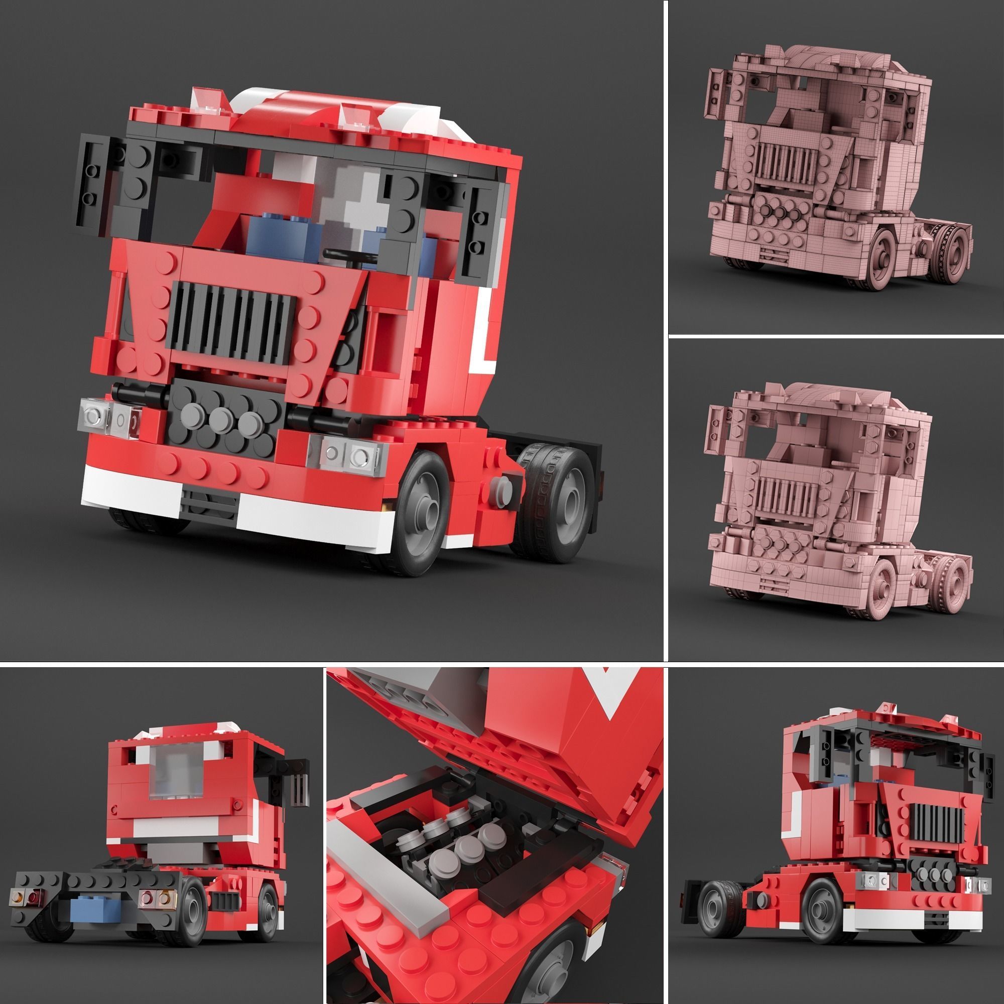 lego 20 car 3D model_19