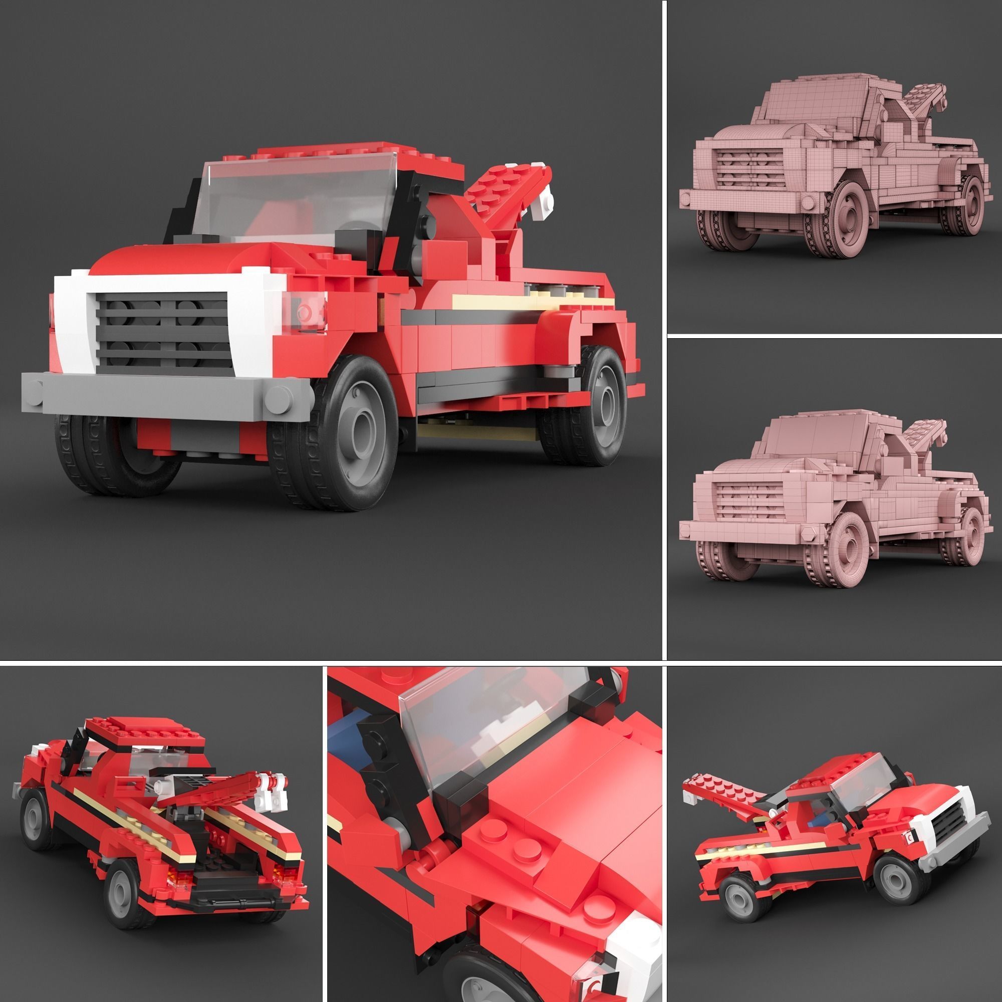 lego 20 car 3D model_16