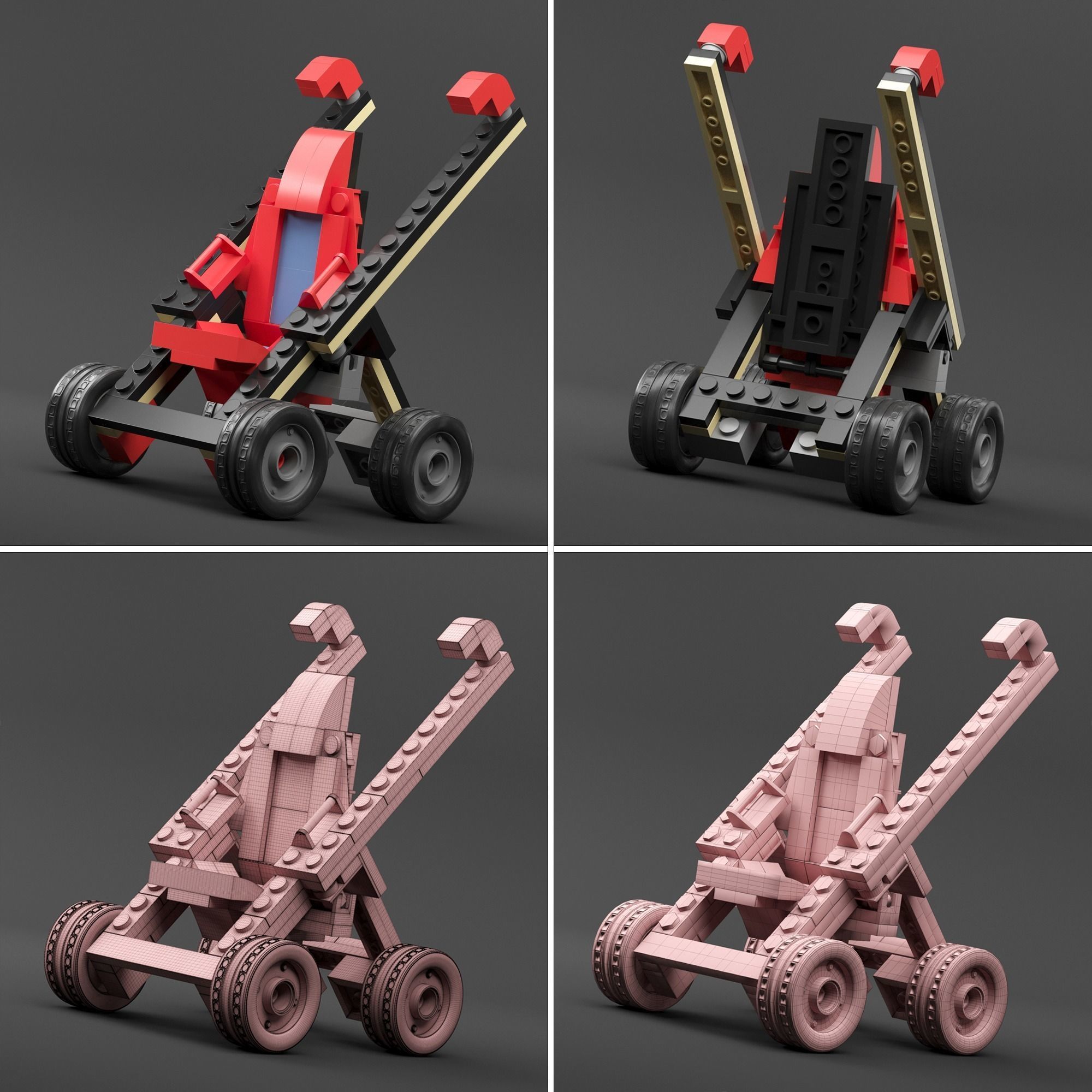 lego 20 car 3D model_4