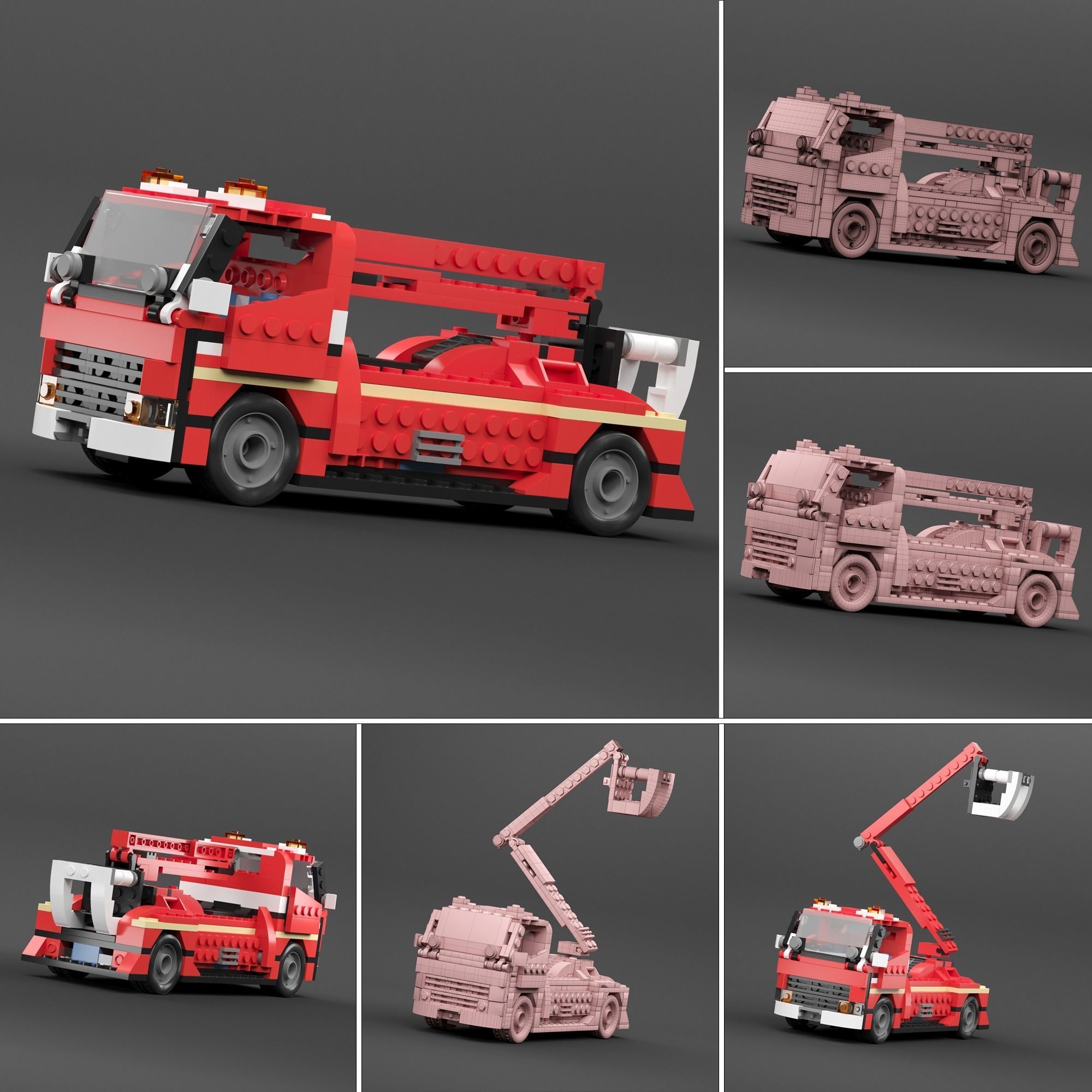 lego 20 car 3D model_11