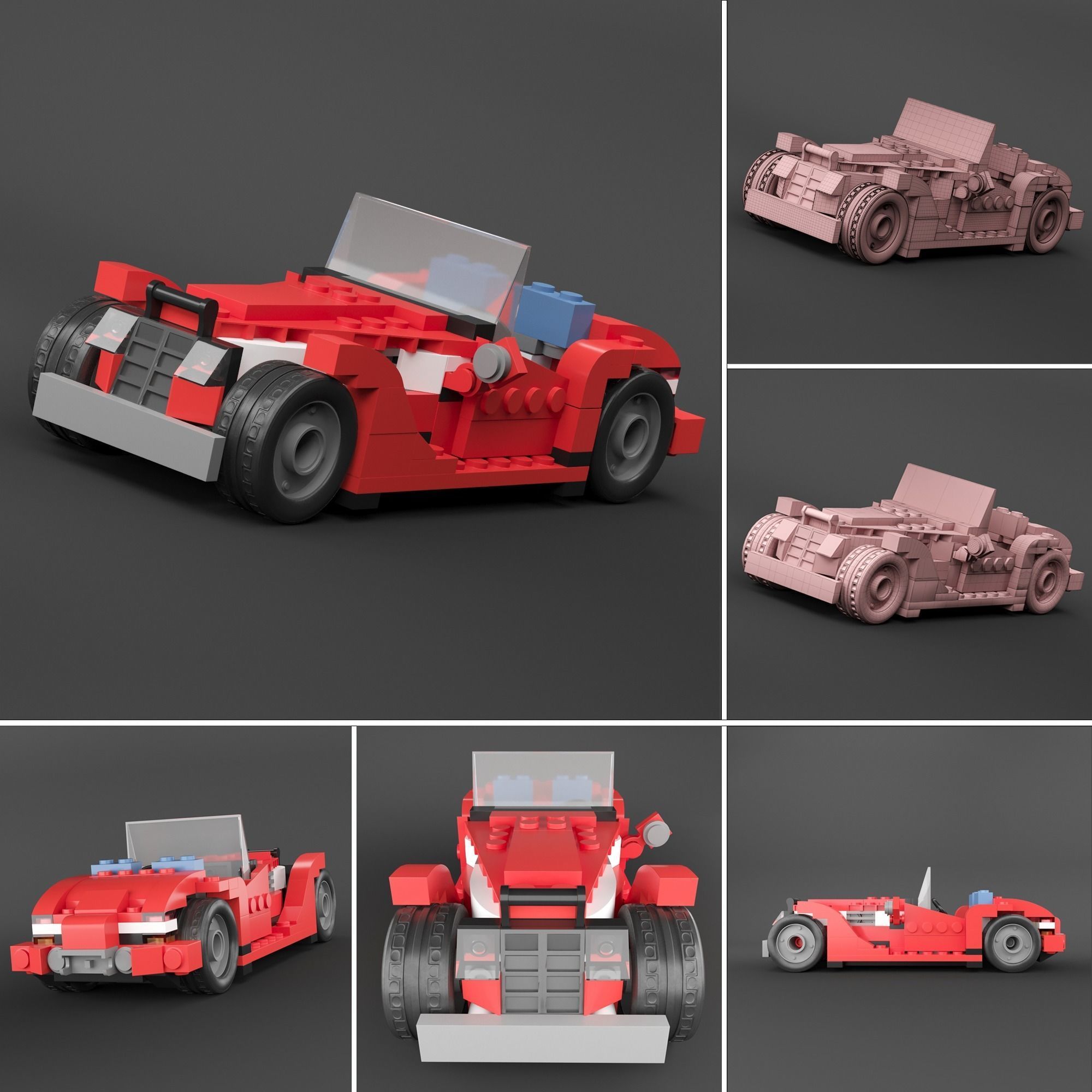 lego 20 car 3D model_15