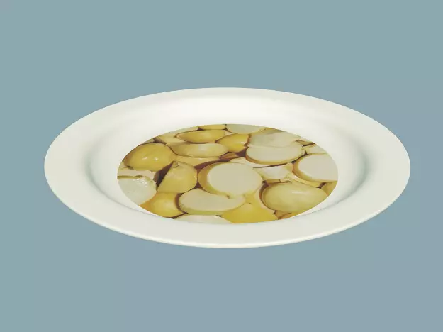 Marvelous Dinner Plate Low-poly 3D model