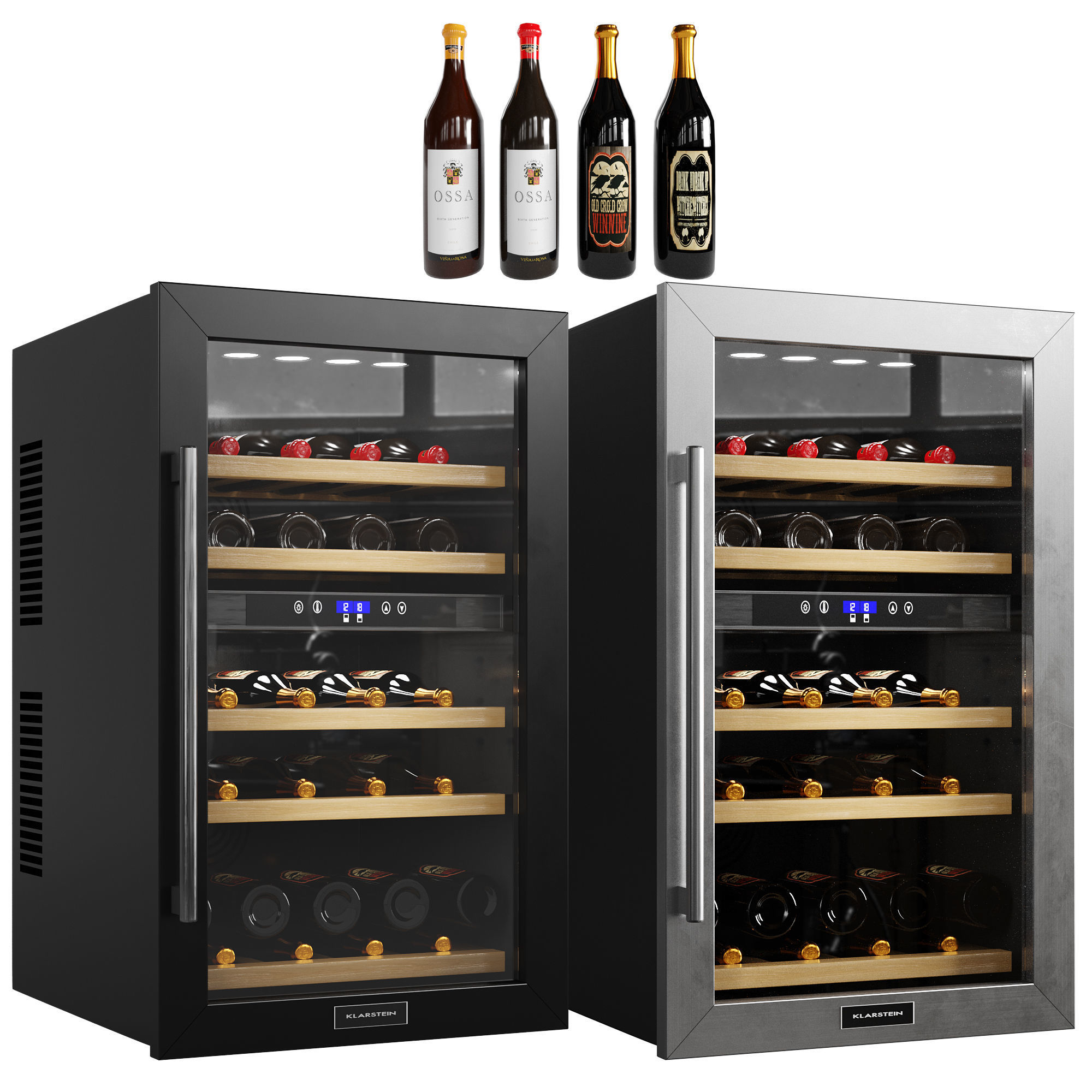 klarstein wine coolers Low-poly 3D model_3