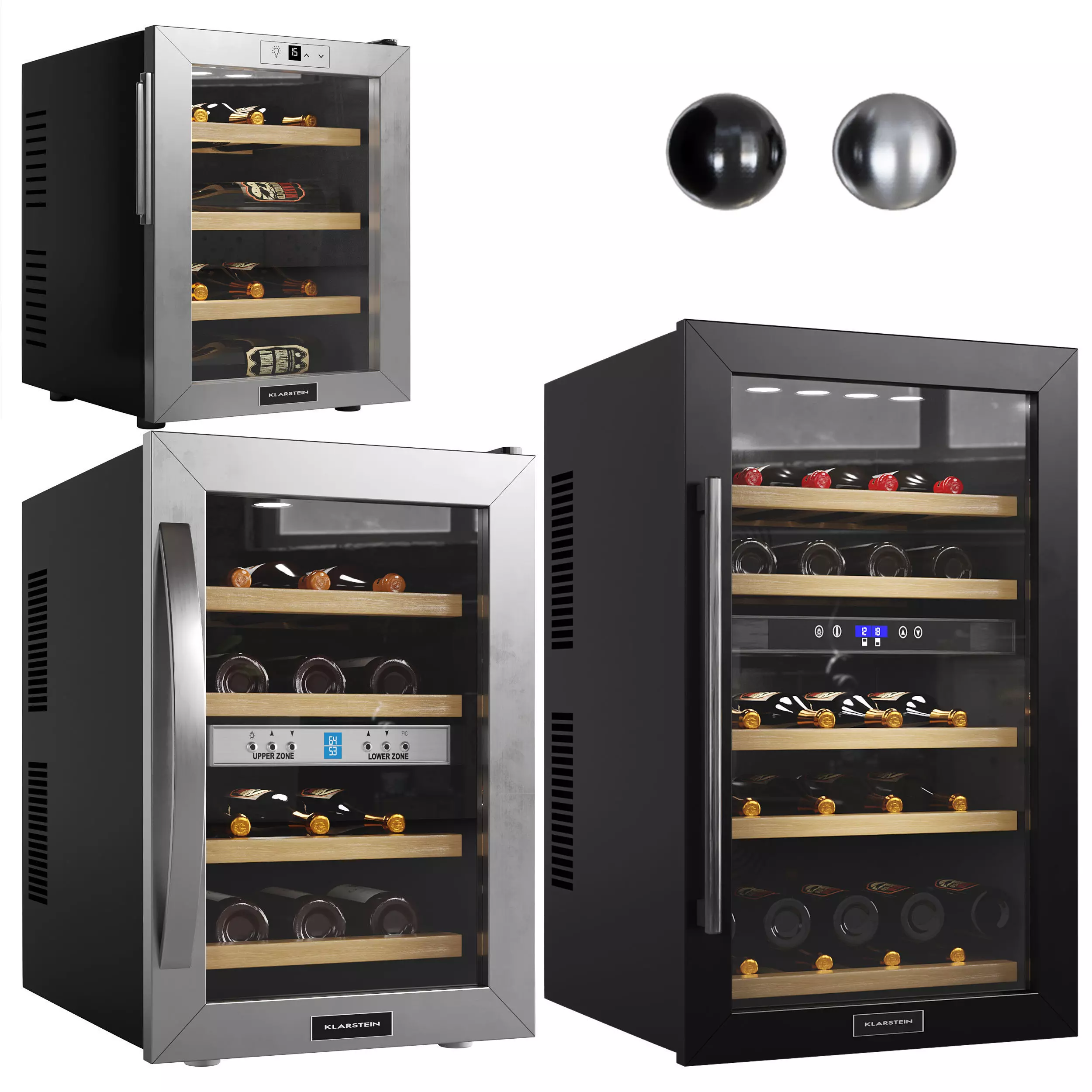 klarstein wine coolers Low-poly 3D model_0