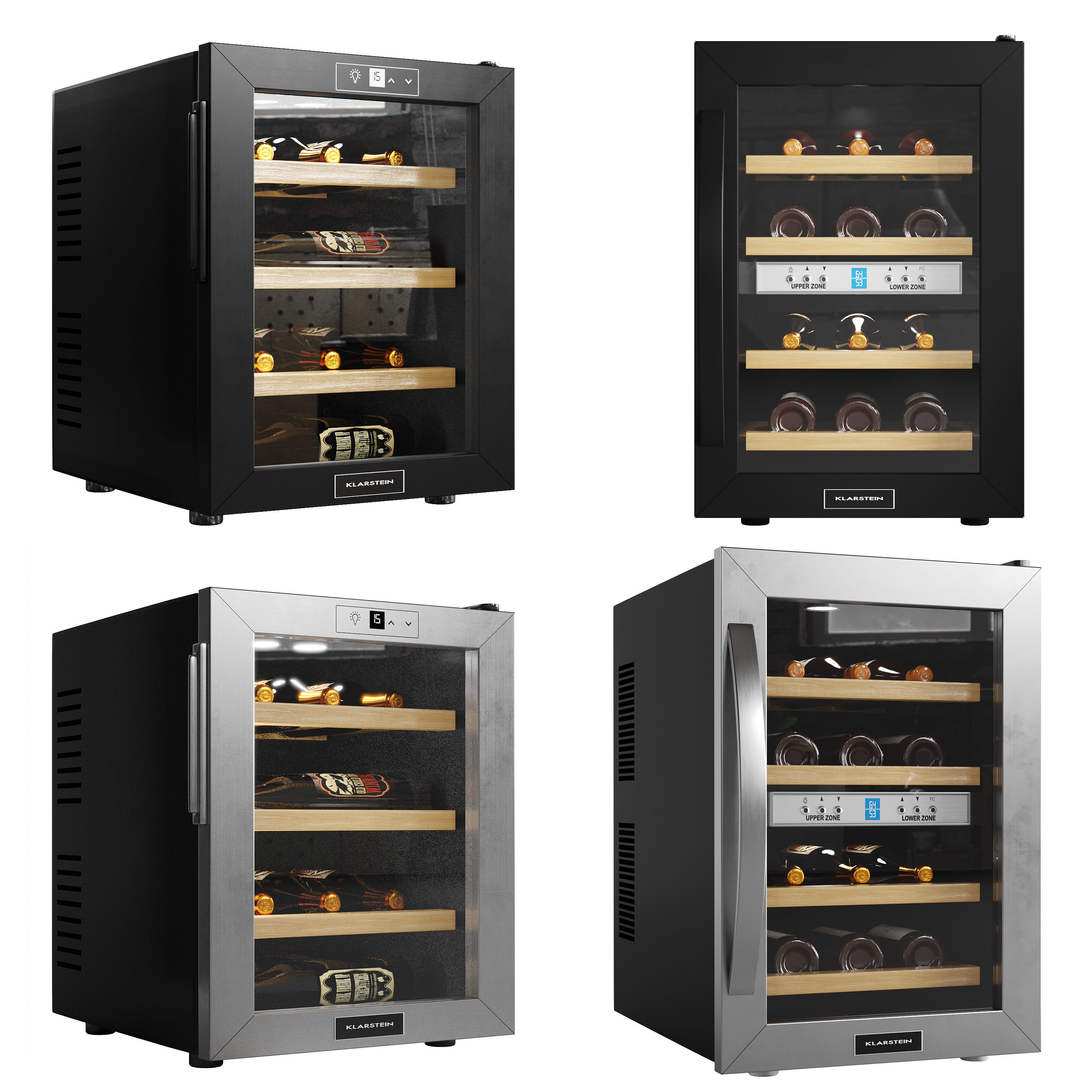 klarstein wine coolers Low-poly 3D model_2