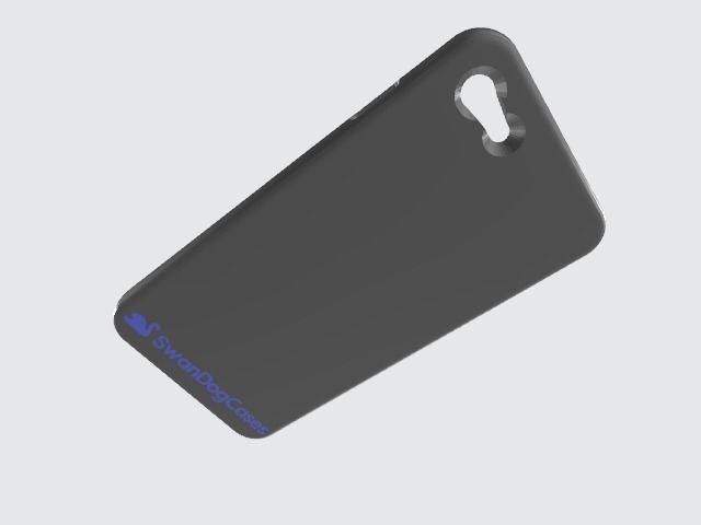 iPhone SE 2 2020 SwanDogCases 3D Printable Phone Case file pack 3D print model_2