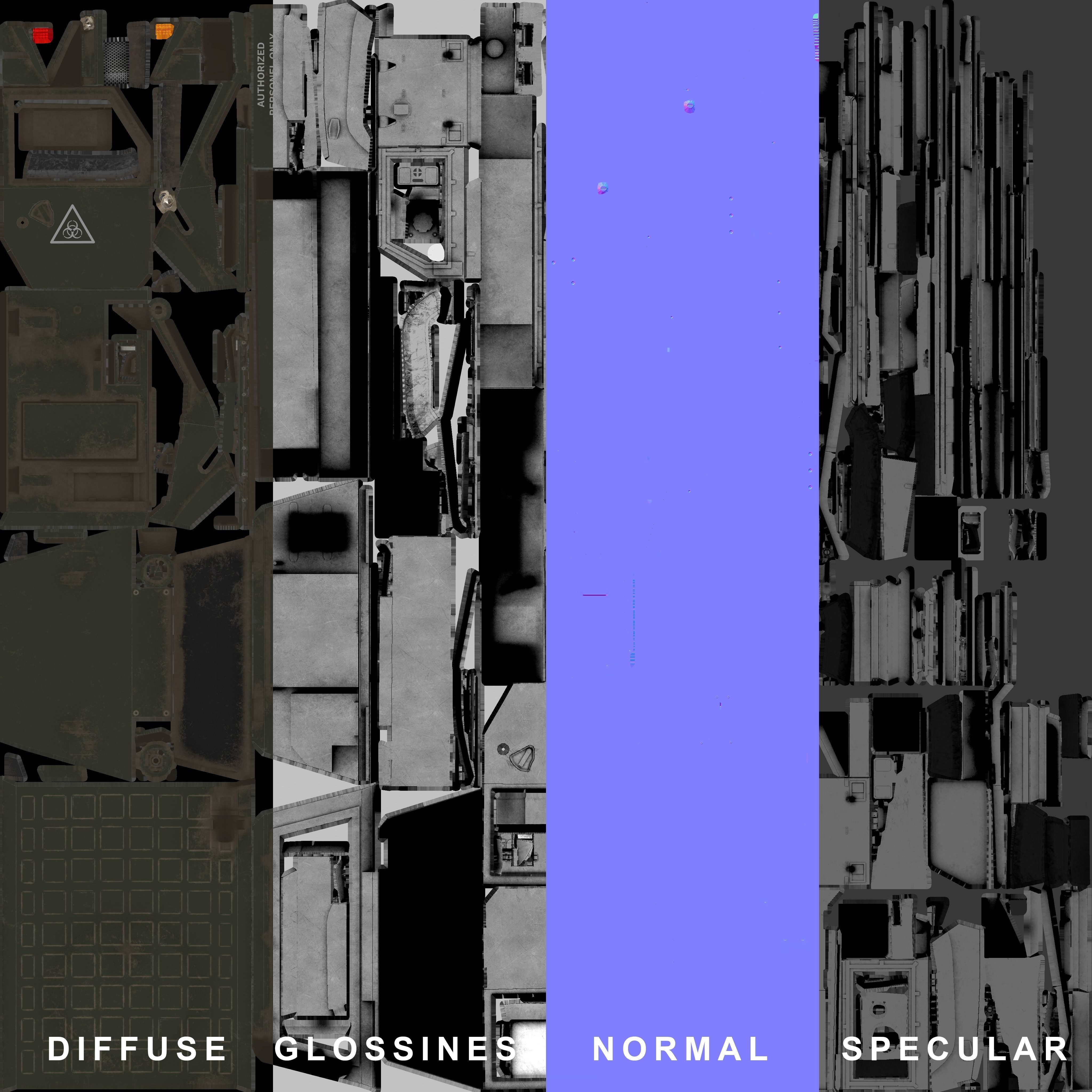 IVECO CRISTANINI 4X4 Low-poly 3D model_42