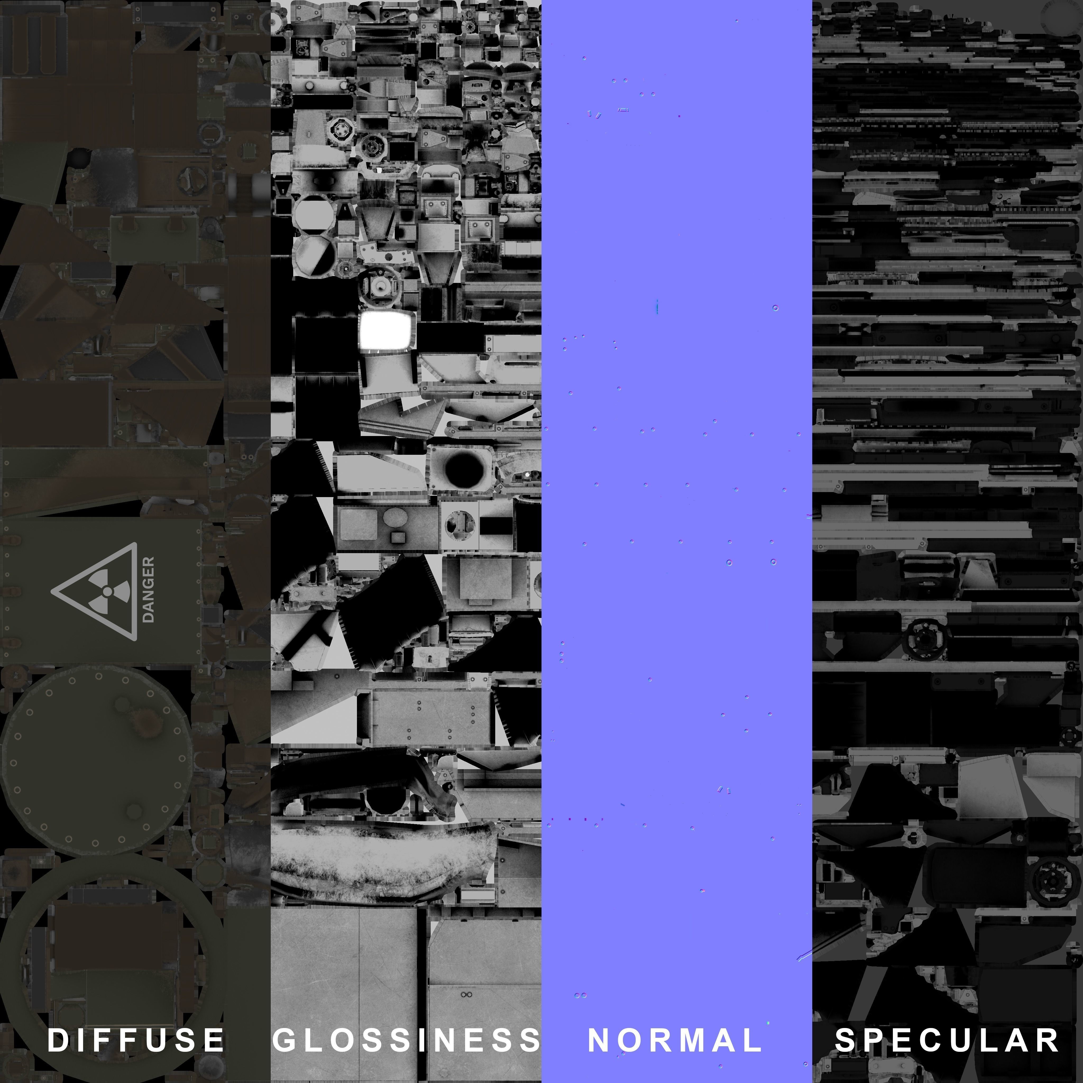 IVECO CRISTANINI 4X4 Low-poly 3D model_43