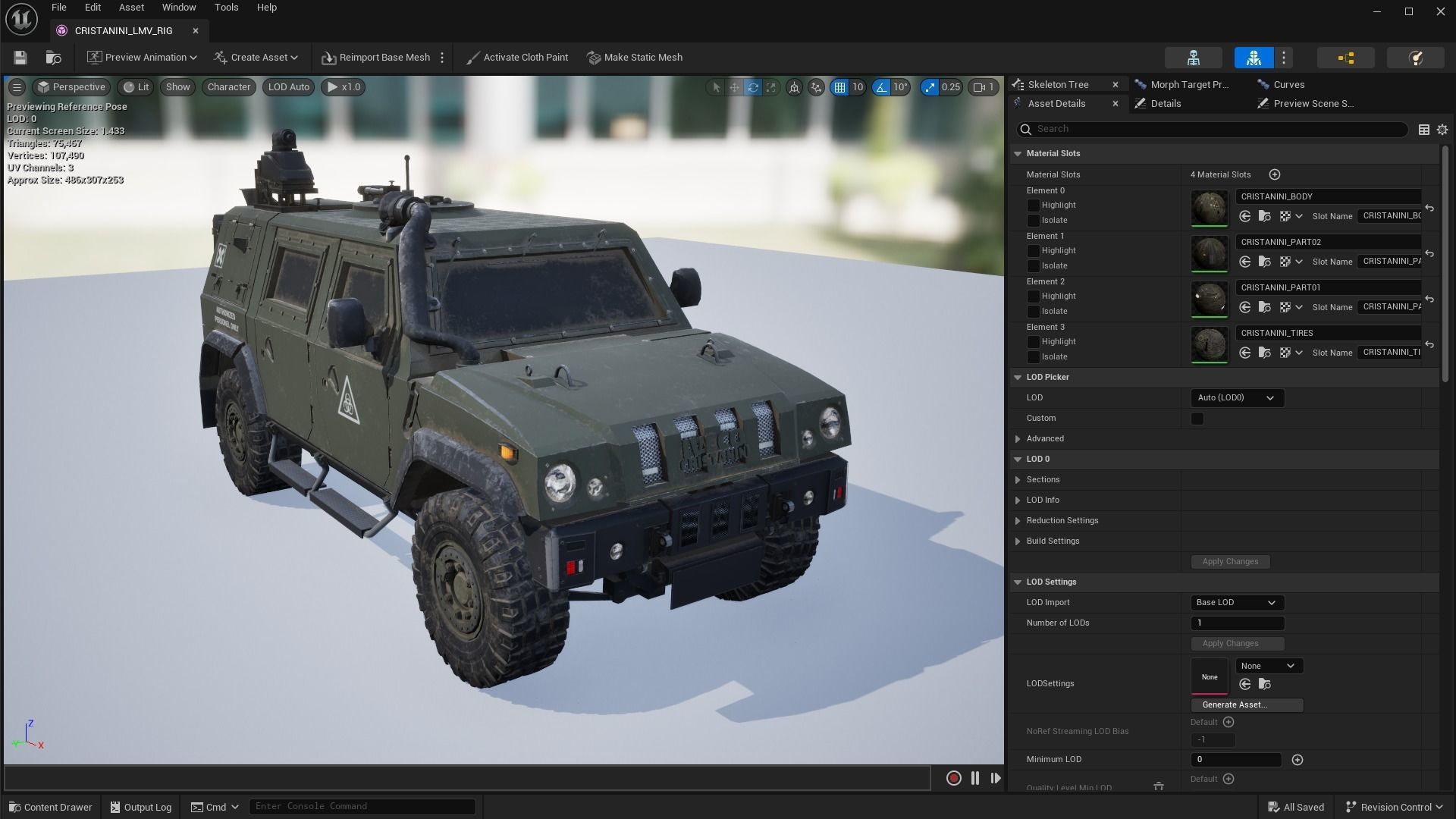 IVECO CRISTANINI 4X4 Low-poly 3D model_56