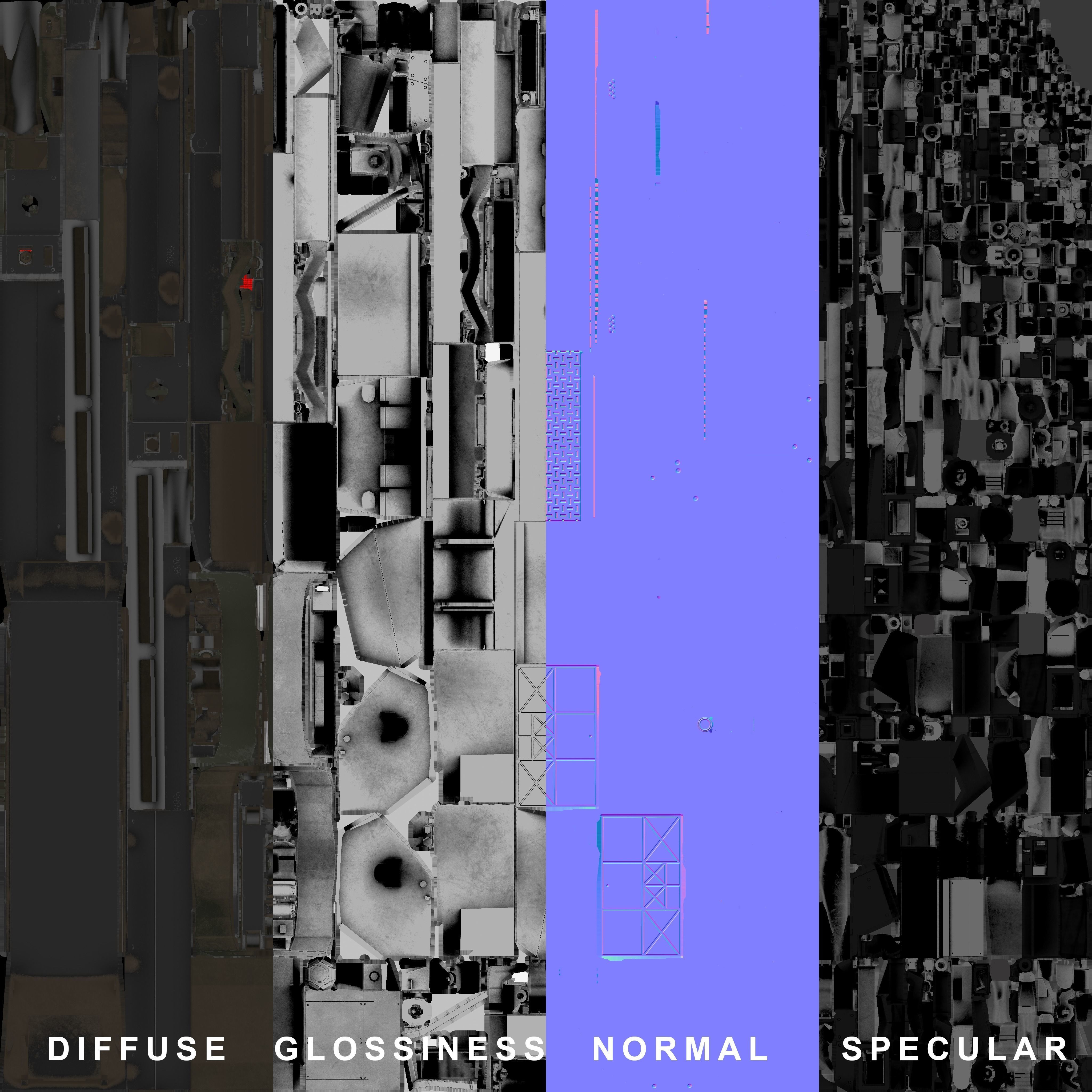 IVECO CRISTANINI 4X4 Low-poly 3D model_44