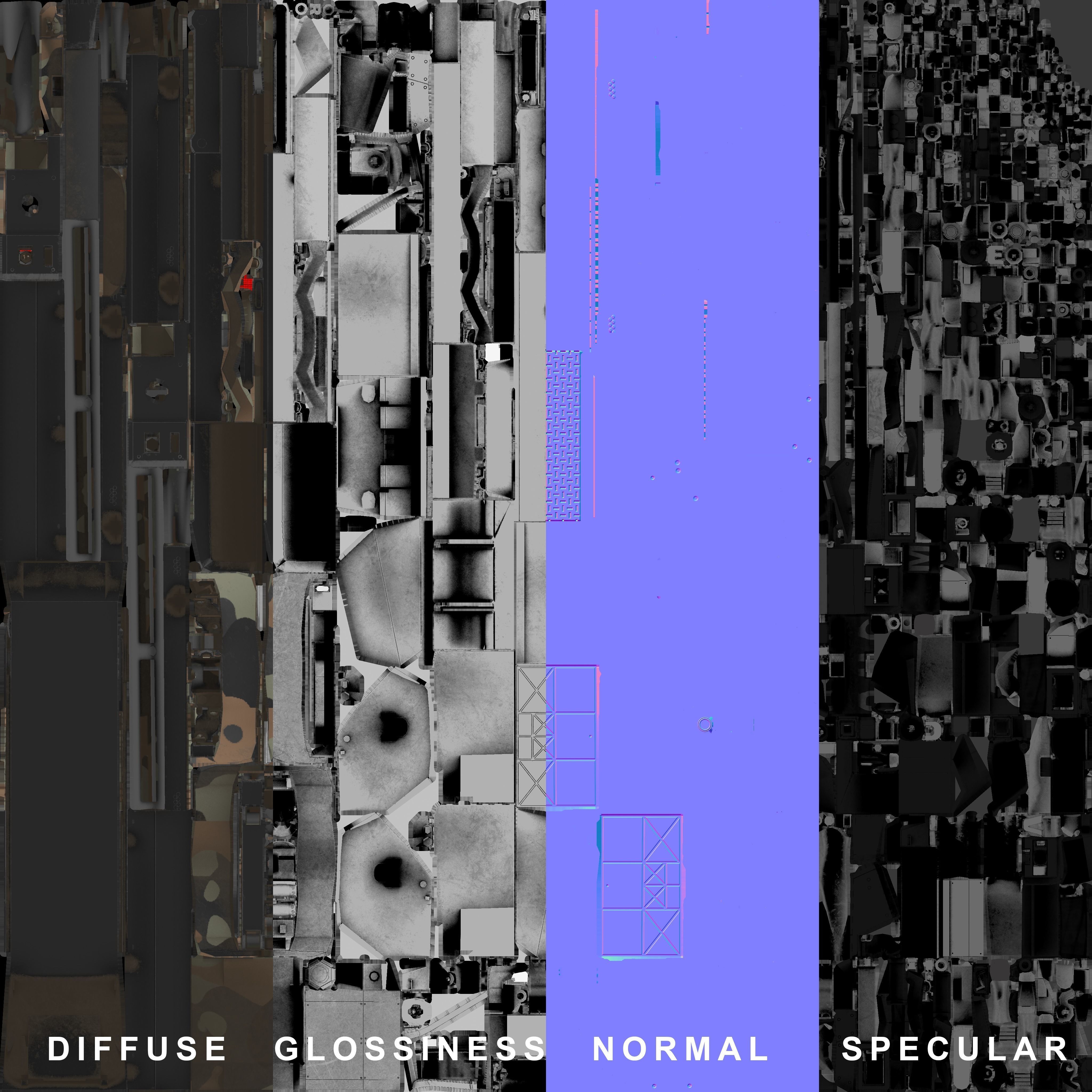 IVECO CRISTANINI 4X4 Low-poly 3D model_48