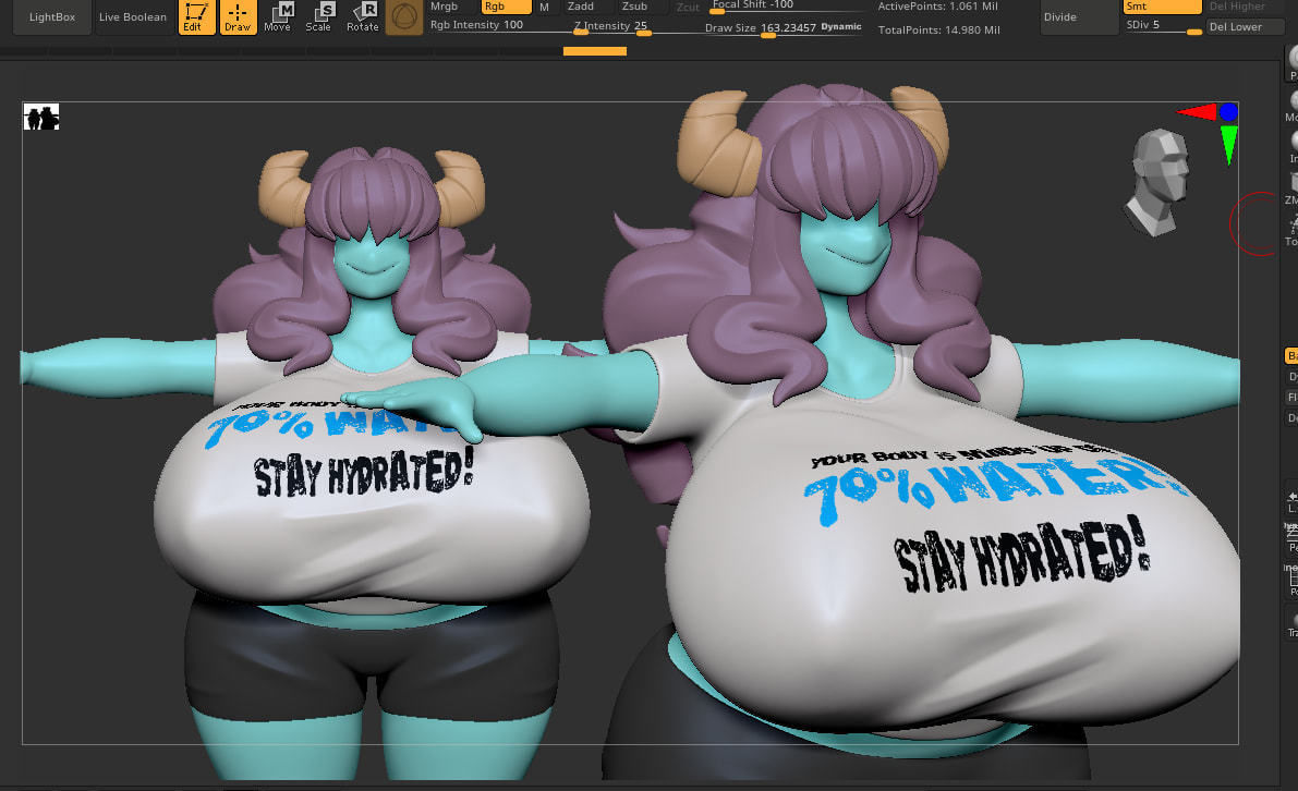 Sue VRChat  Low-poly 3D model_4