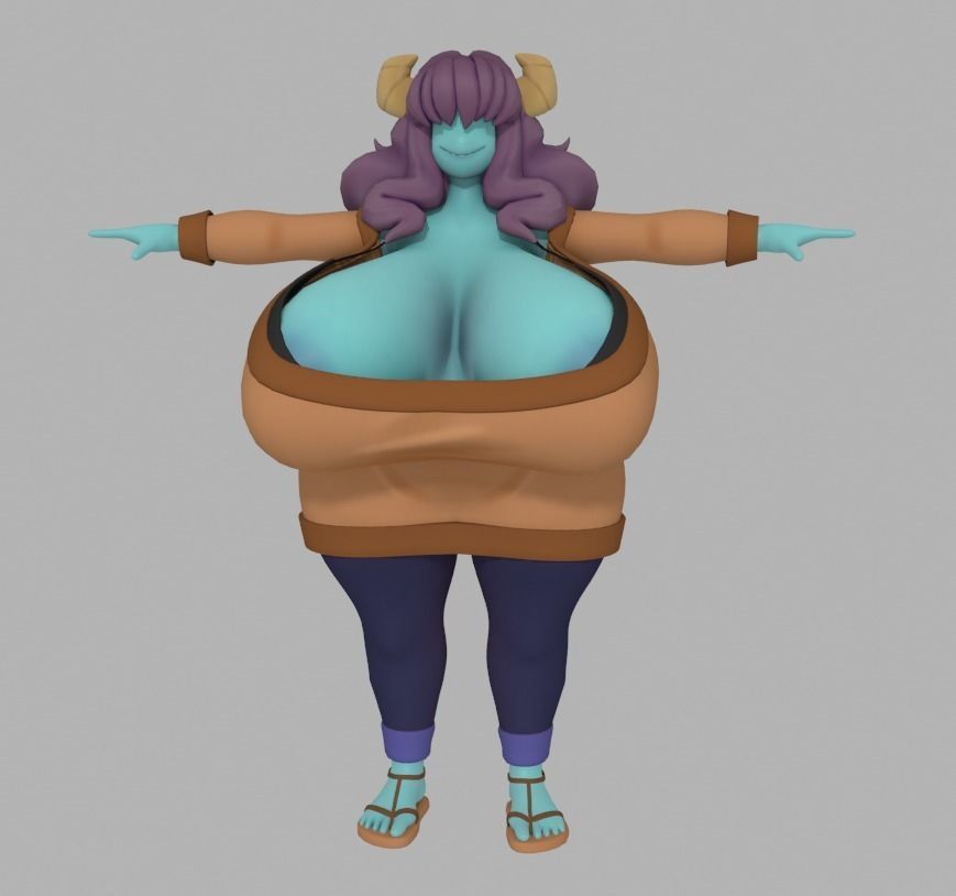 Sue VRChat  Low-poly 3D model_5