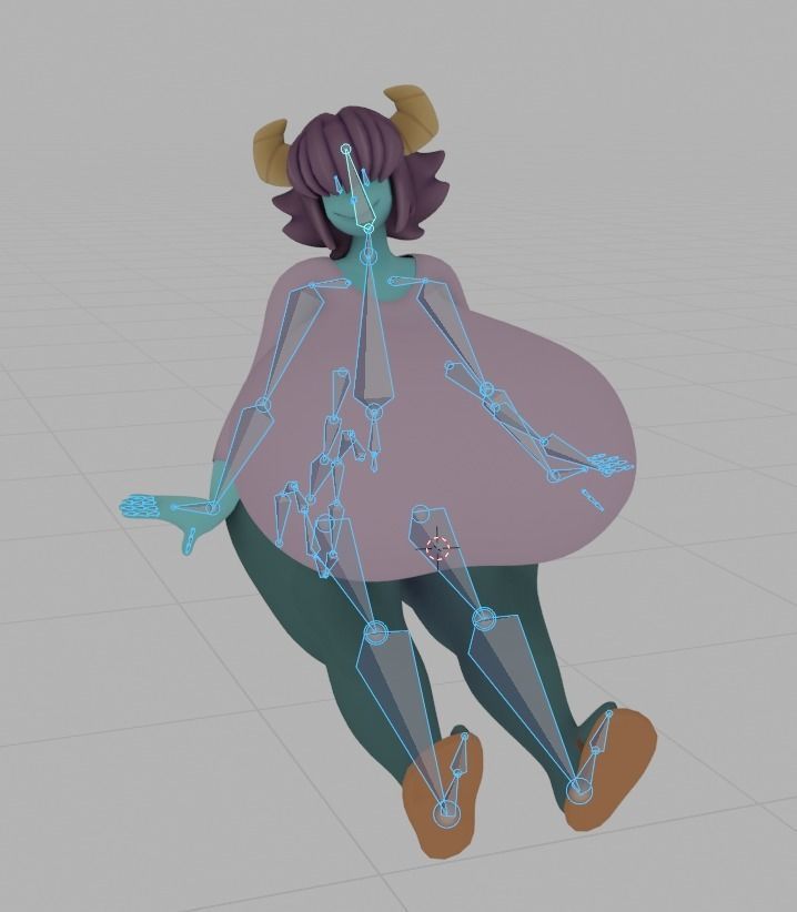 Sue VRChat  Low-poly 3D model_7