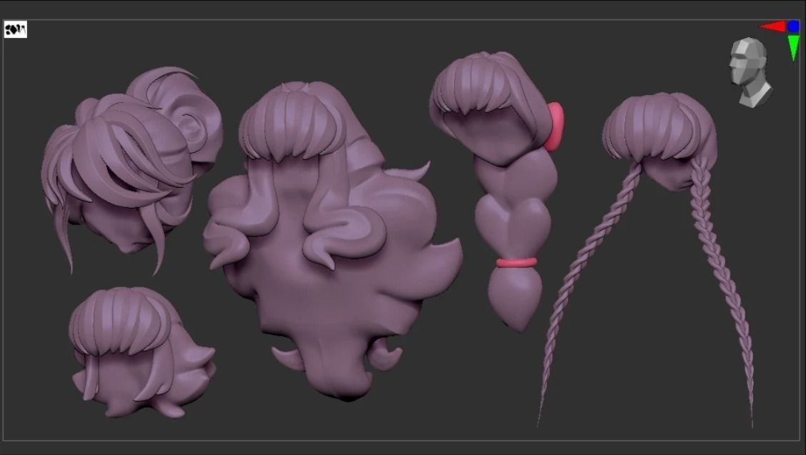 Sue VRChat  Low-poly 3D model_2