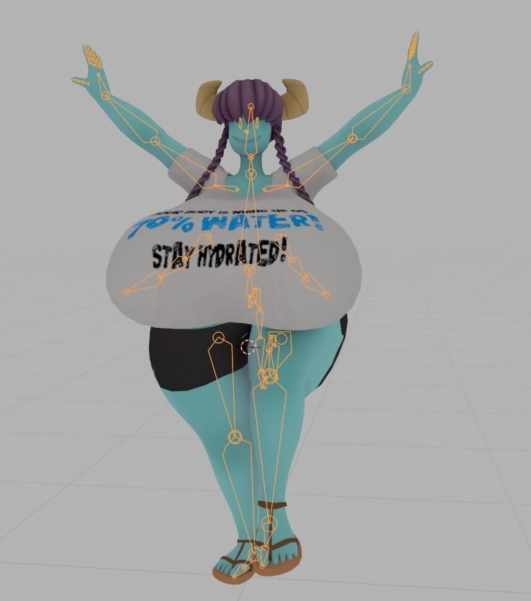Sue VRChat  Low-poly 3D model_9