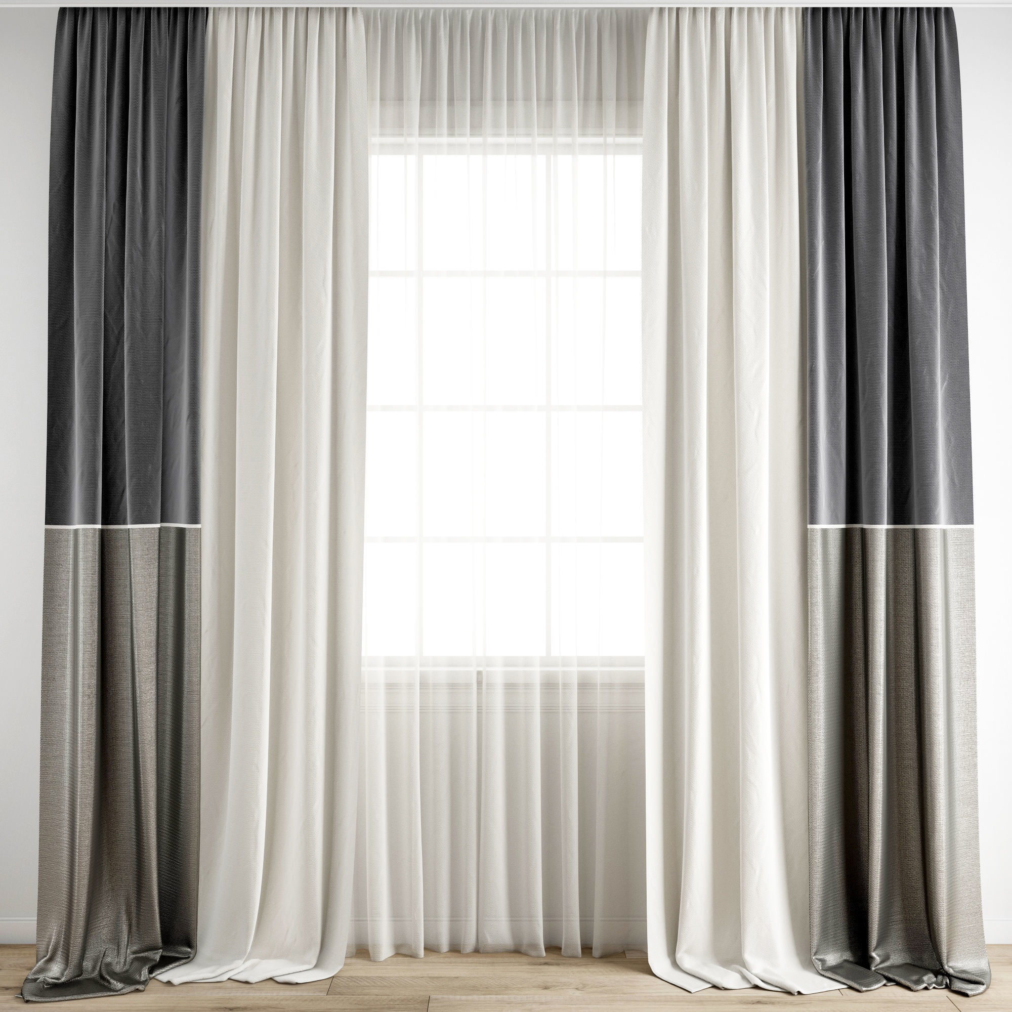 Curtain 235 3D model_7