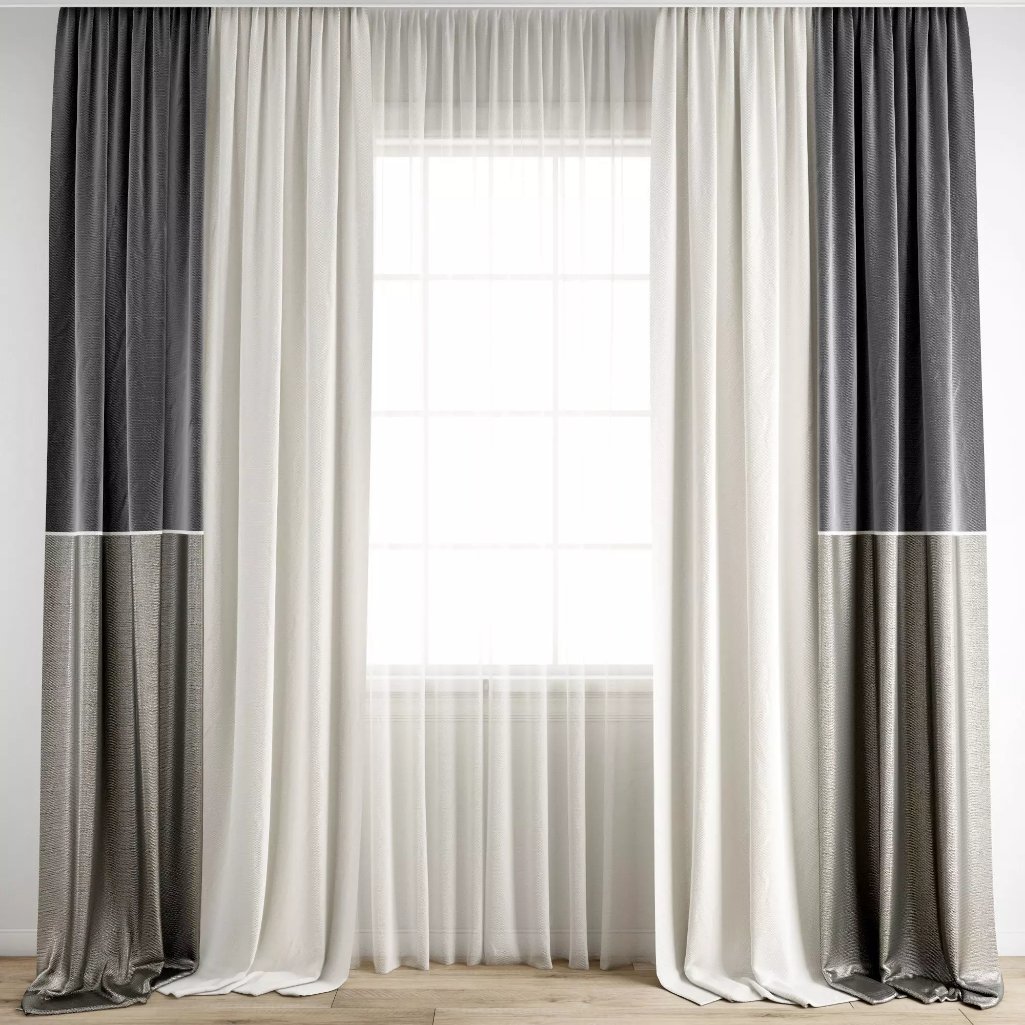 Curtain 235 3D model_0