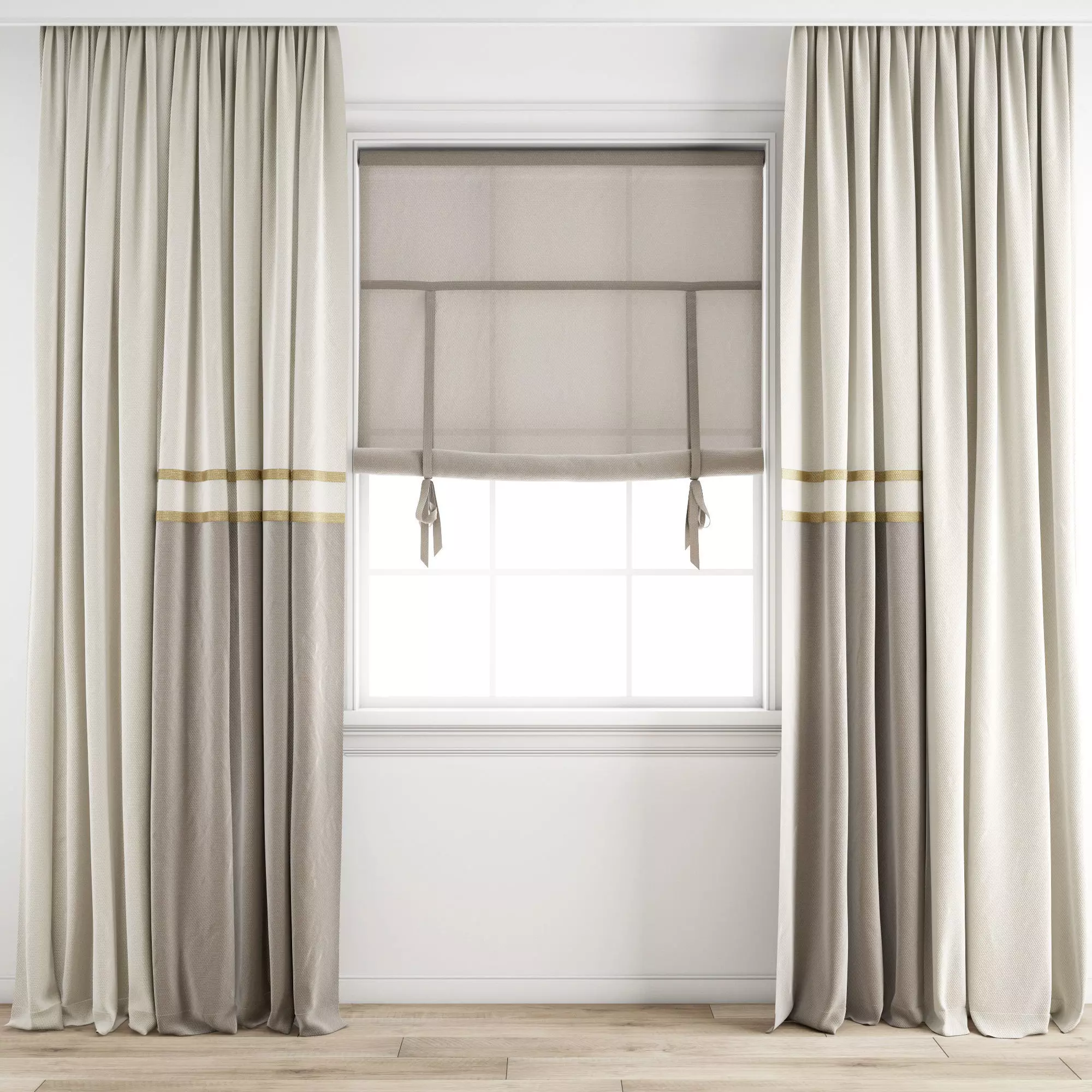 Curtain 236 3D model_0