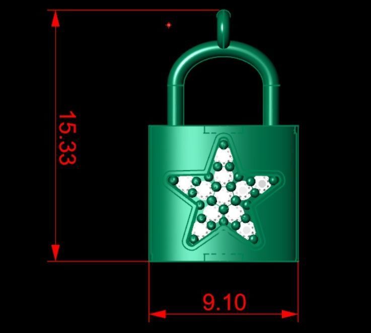 Pendant P071 3D Print Model 3D print model_4