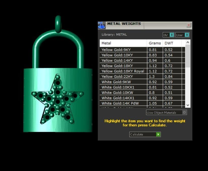 Pendant P071 3D Print Model 3D print model_5